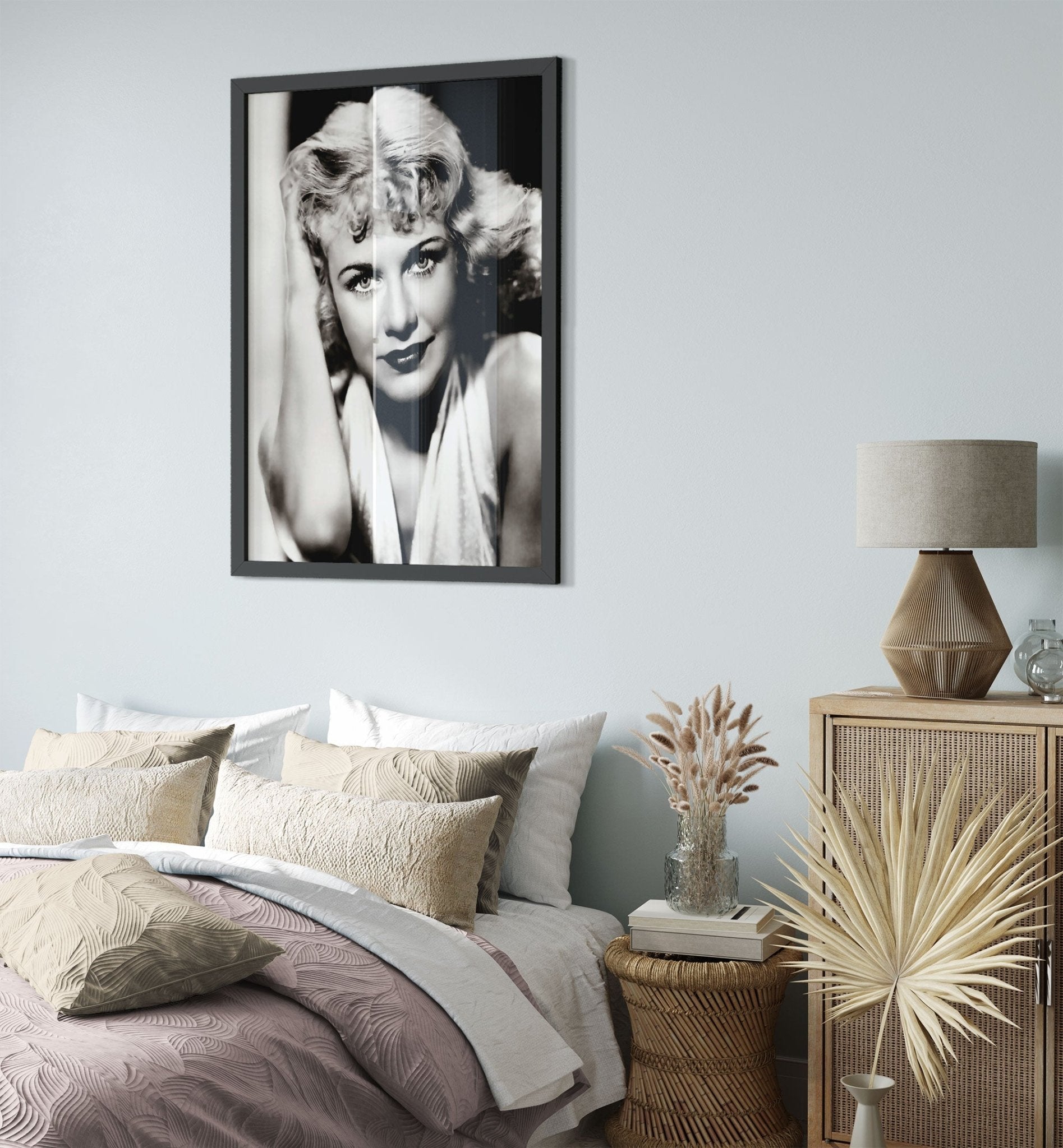 Ginger Rogers Framed, Vintage Photo - Iconic Ginger Rogers Framed Print - Hollywood Silver Screen Star - WallArtPrints4U