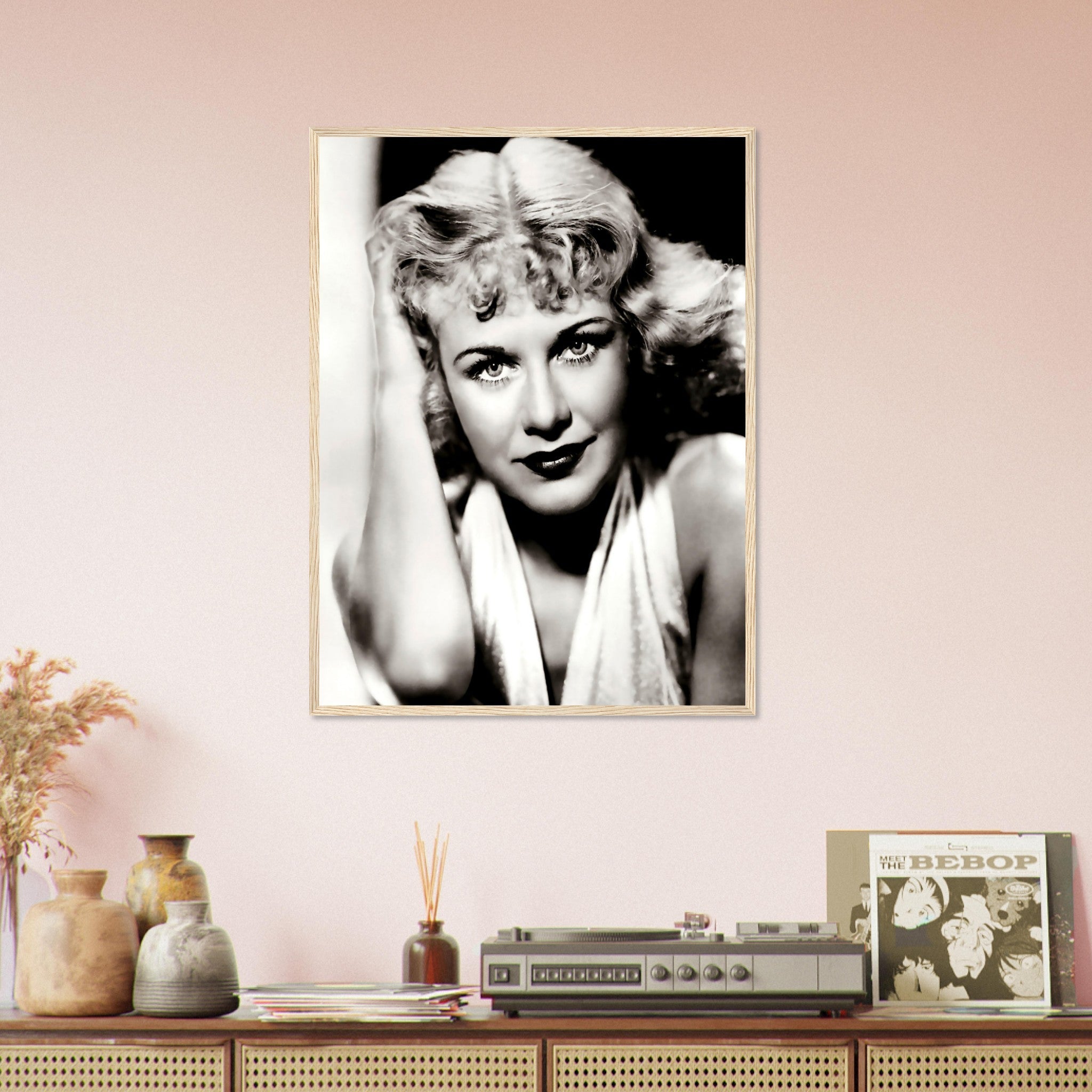 Ginger Rogers Framed, Vintage Photo - Iconic Ginger Rogers Framed Print - Hollywood Silver Screen Star - WallArtPrints4U