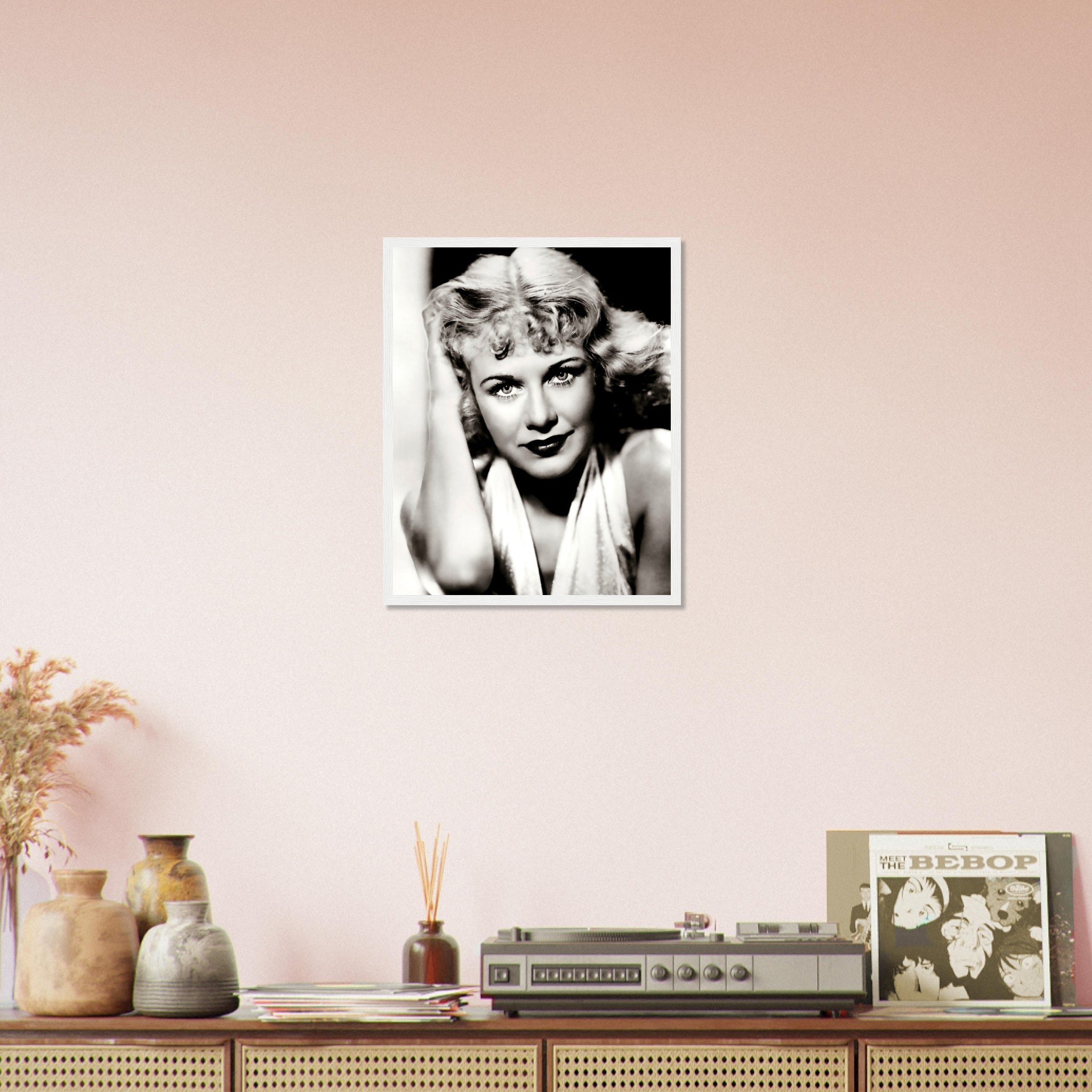 Ginger Rogers Framed, Vintage Photo - Iconic Ginger Rogers Framed Print - Hollywood Silver Screen Star - WallArtPrints4U