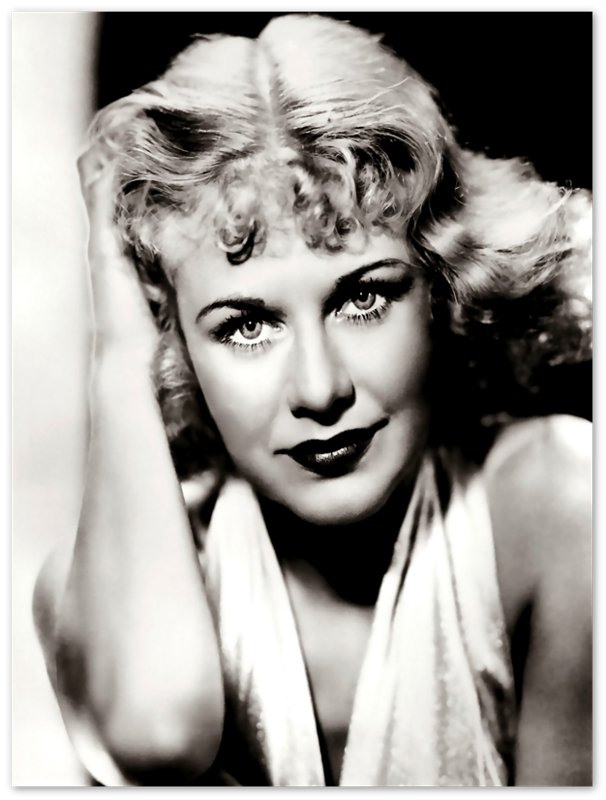 Ginger Rogers Poster, Vintage Photo - Iconic Ginger Rogers Print - Hollywood Silver Screen Star - WallArtPrints4U