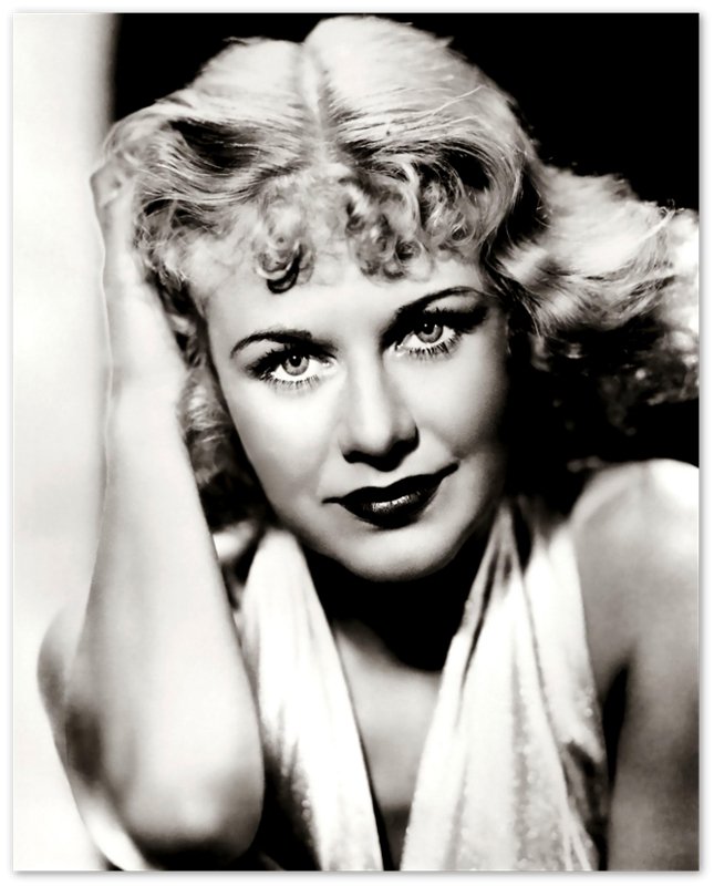 Ginger Rogers Poster, Vintage Photo - Iconic Ginger Rogers Print - Hollywood Silver Screen Star - WallArtPrints4U