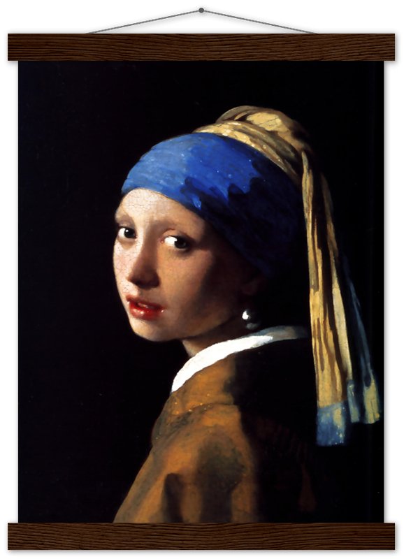 Girl With A Pearl Earring Poster, Johannes Vermeer Vintage Masterpiece - Girl With A Pearl Earring Print - WallArtPrints4U