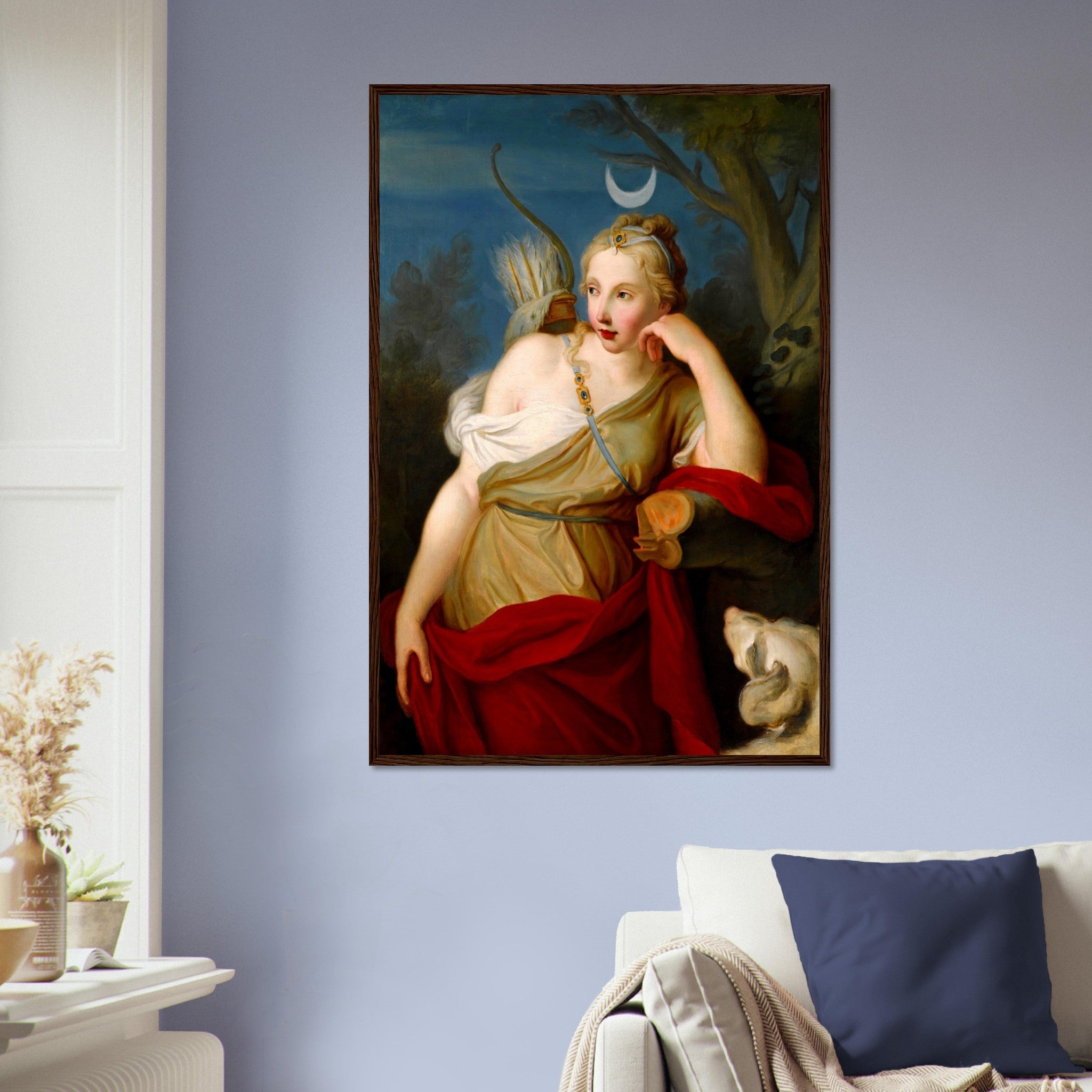 Goddess Diana Framed, Goddess Artemis Framed Print, Goddess Of The Moon And Hunt - WallArtPrints4U