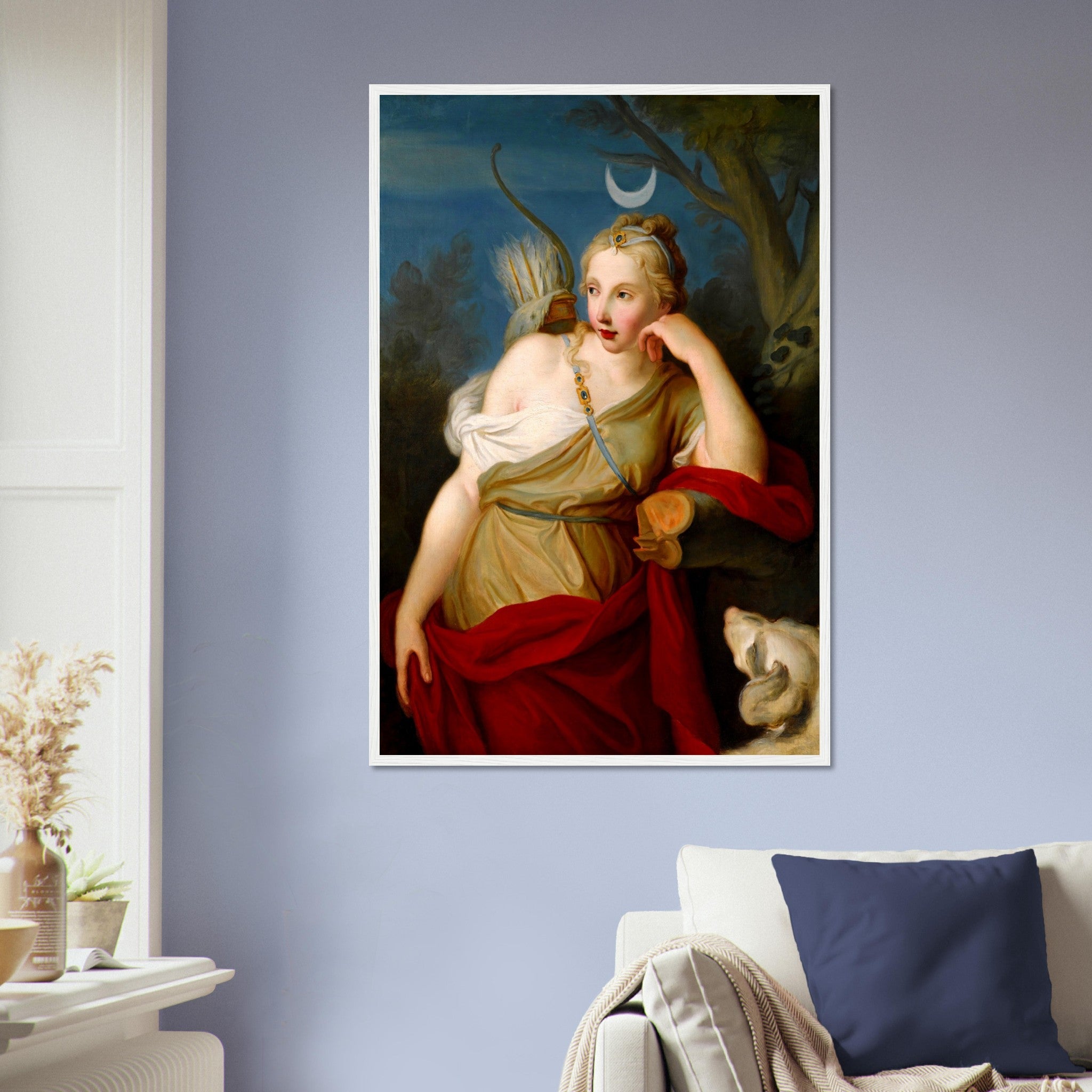 Goddess Diana Framed, Goddess Artemis Framed Print, Goddess Of The Moon And Hunt - WallArtPrints4U