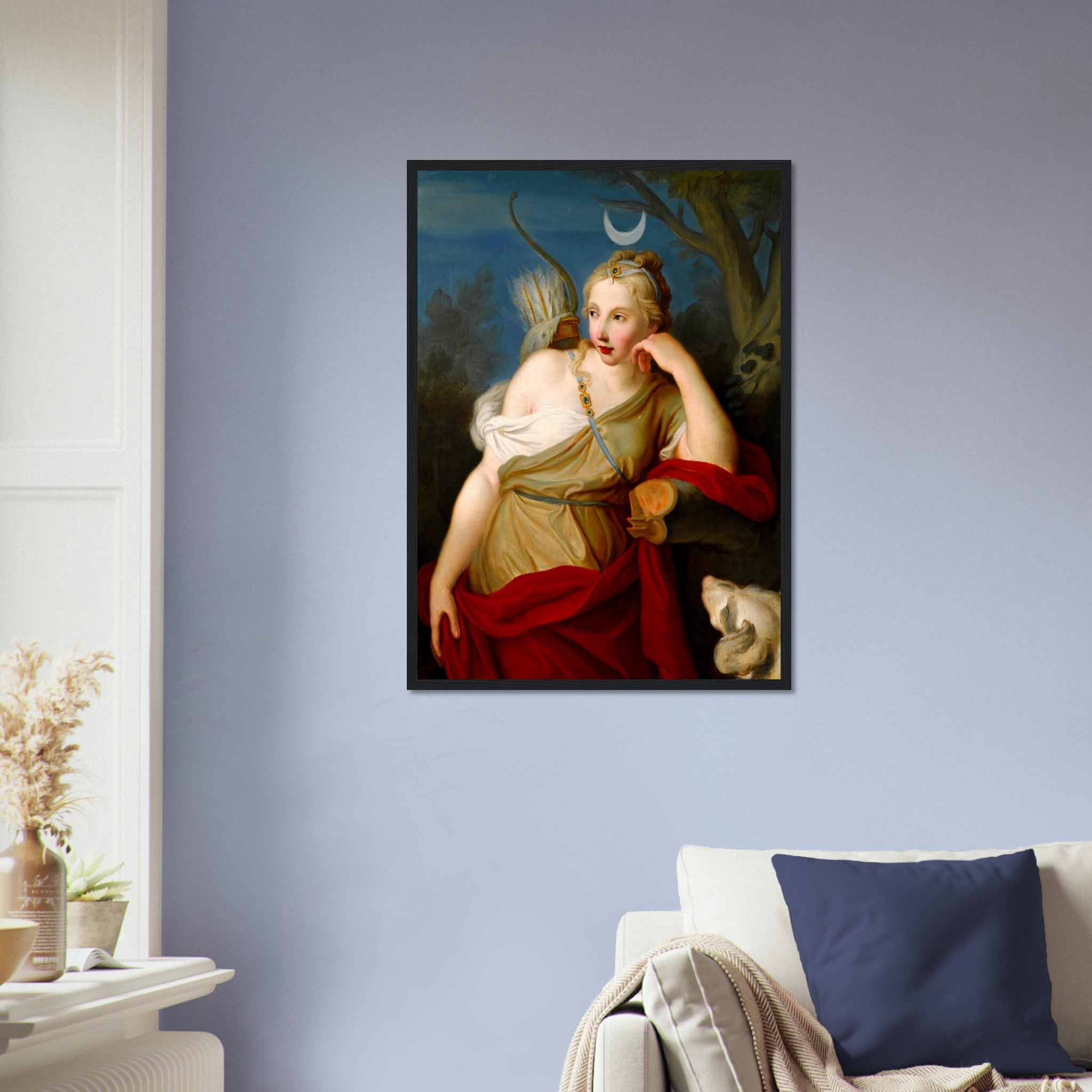 Goddess Diana Framed, Goddess Artemis Framed Print, Goddess Of The Moon And Hunt - WallArtPrints4U