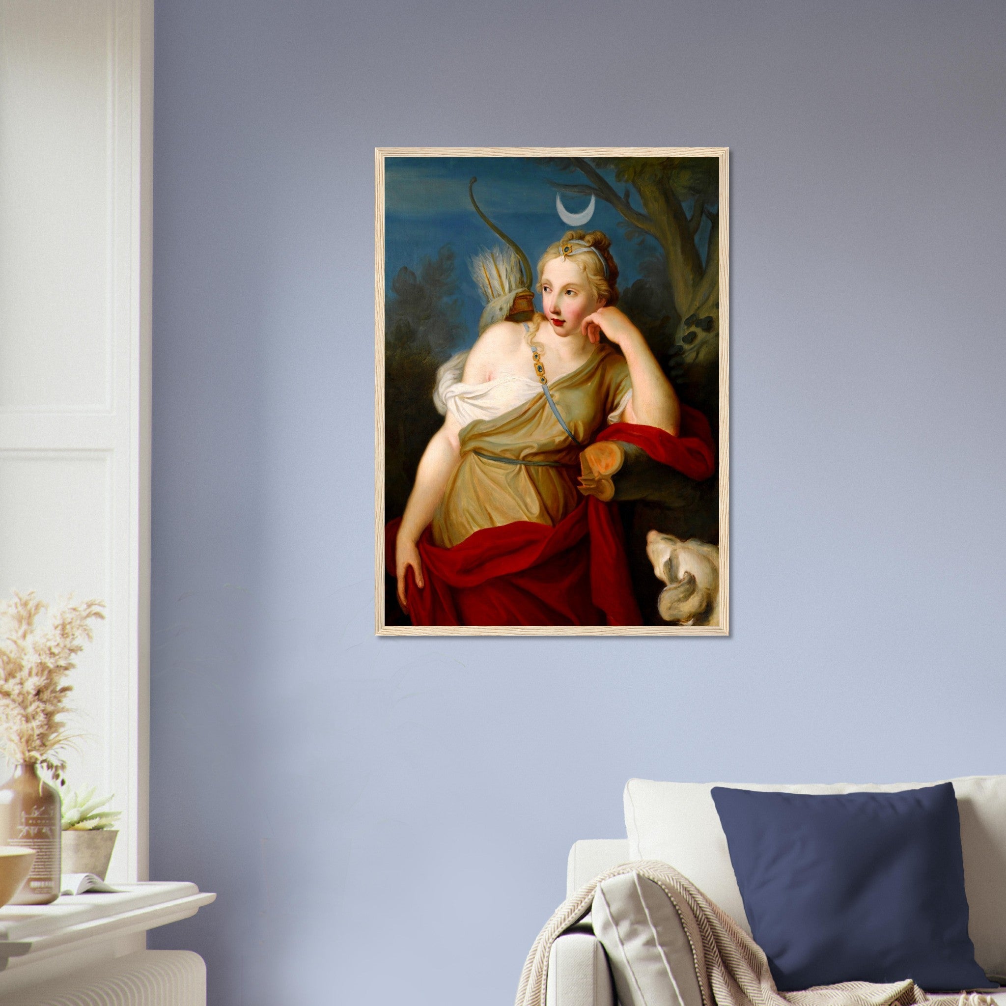 Goddess Diana Framed, Goddess Artemis Framed Print, Goddess Of The Moon And Hunt - WallArtPrints4U