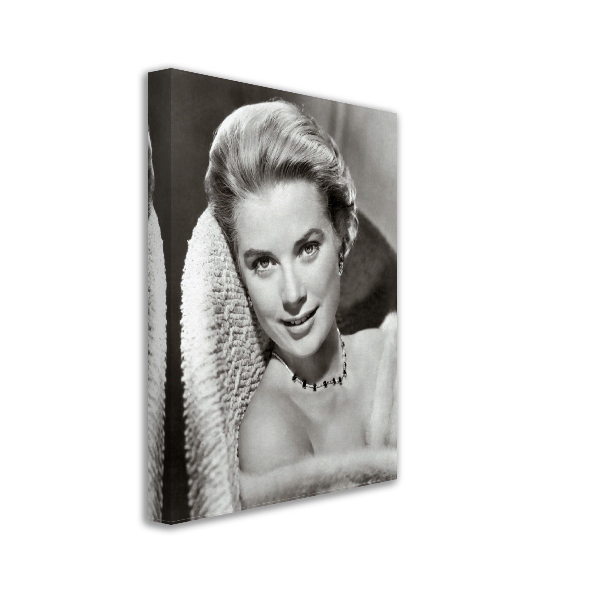 Grace Kelly Canvas, Fashion Icon, Rare Photo - Iconic Grace Kelly Canvas Print - Hollywood Silver Screen Star - WallArtPrints4U