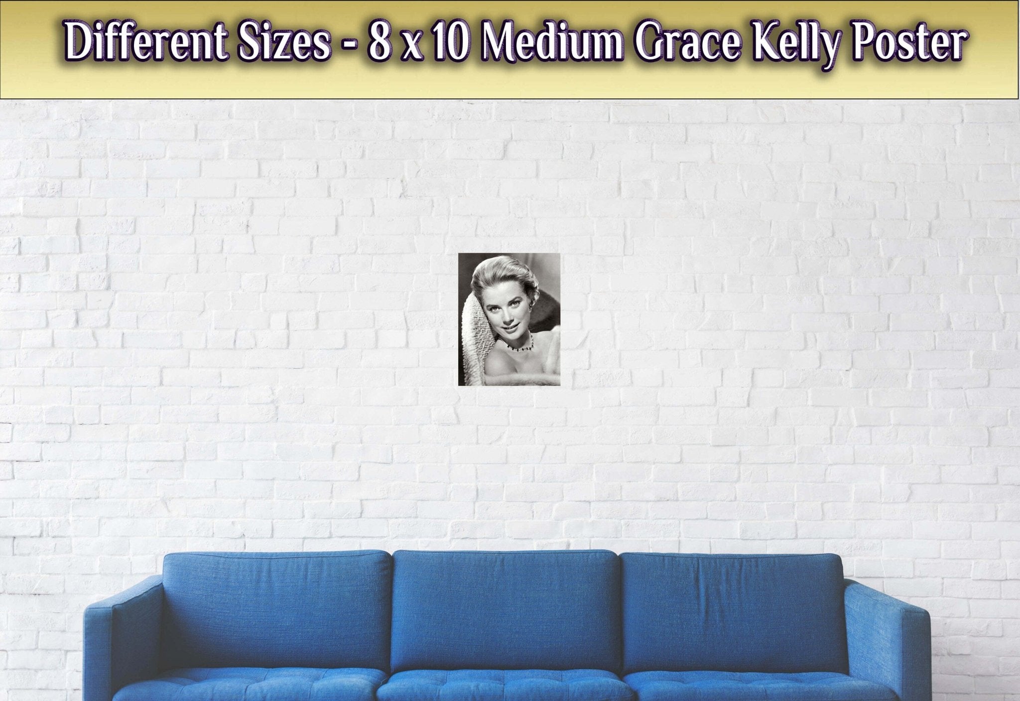 Grace Kelly Poster, Fashion Icon, Rare Photo - Iconic Grace Kelly Print - Hollywood Silver Screen Star - WallArtPrints4U