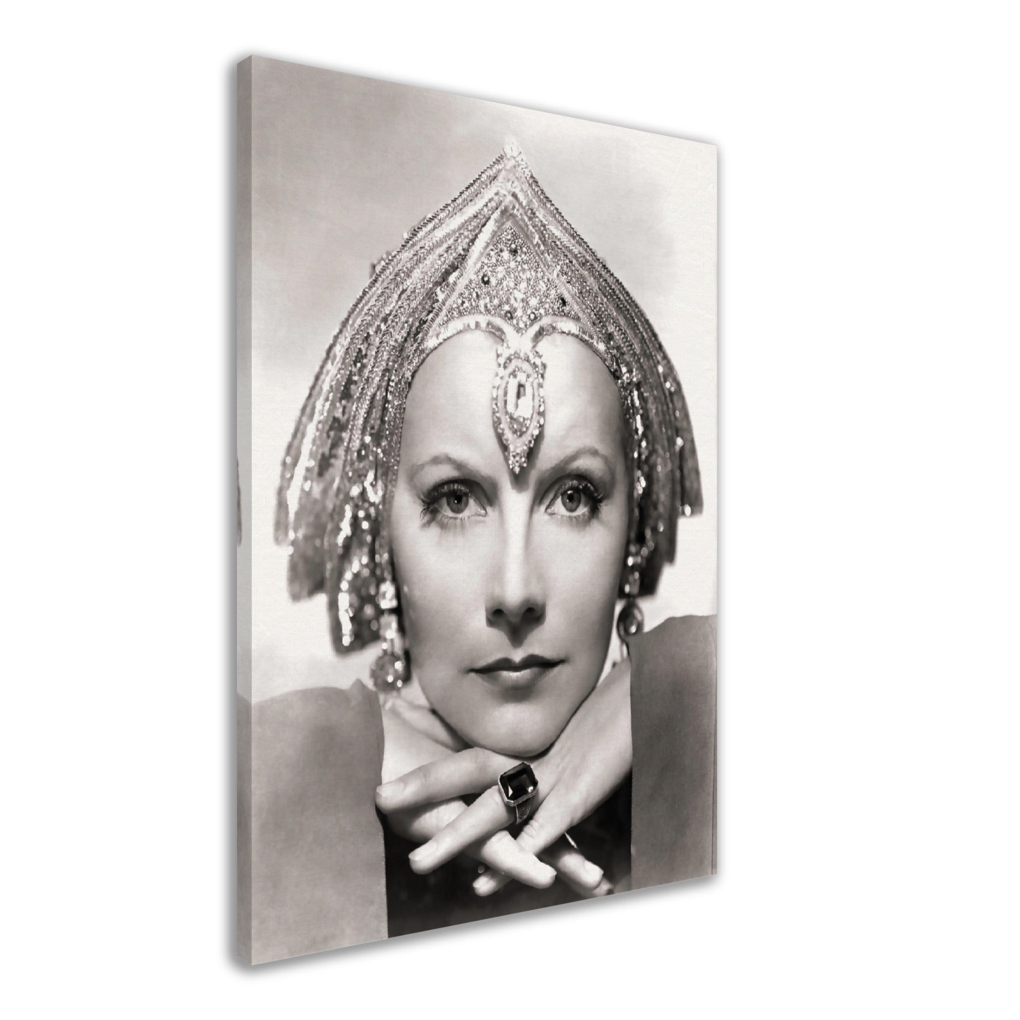 Greta Garbo Canvas, Sex Symbol, Vintage Rare Photo, Mata Hari, Greta Garbo Canvas Print, Hollywood Silver Screen Star - WallArtPrints4U