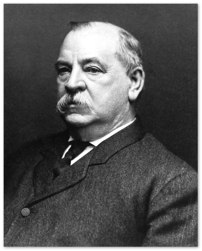 Grover Cleveland Poster, 22nd & 24th President Of Usa, Vintage Photo Portrait - Grover Cleveland Print - WallArtPrints4U