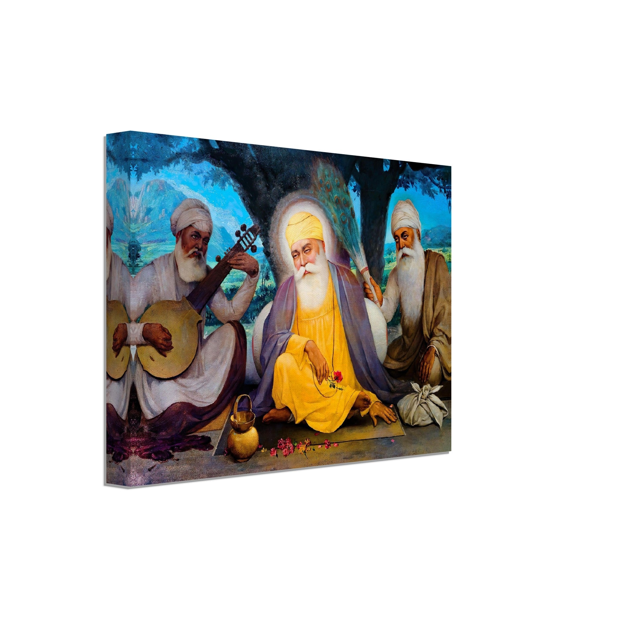 Guru Nanak Canvas, Baba Nanak Founder Of Sikhism - Guru Nanak Canvas Print - WallArtPrints4U