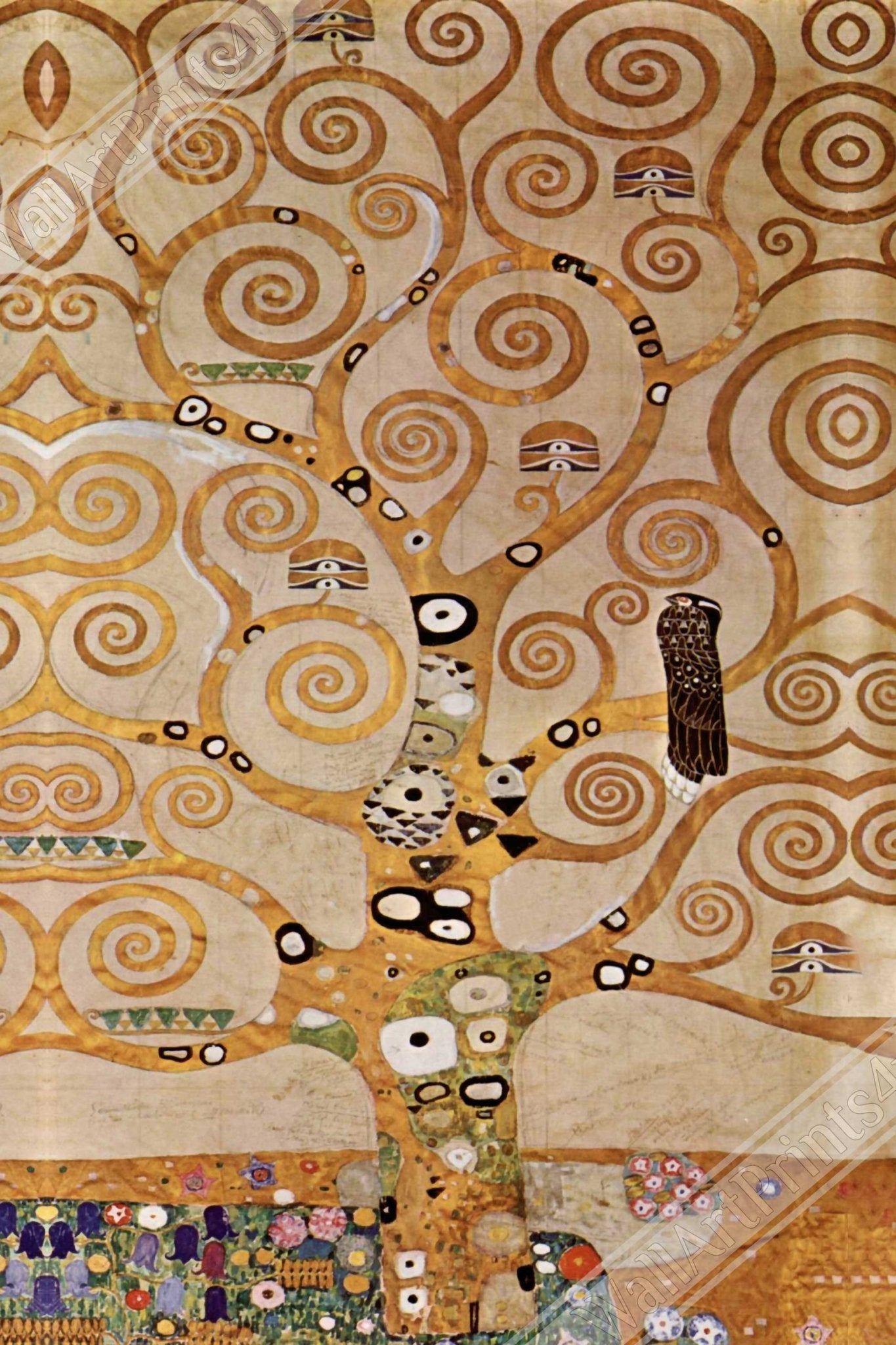 Gustav Klimt Canvas Print Tree Of Life Canvas - WallArtPrints4U