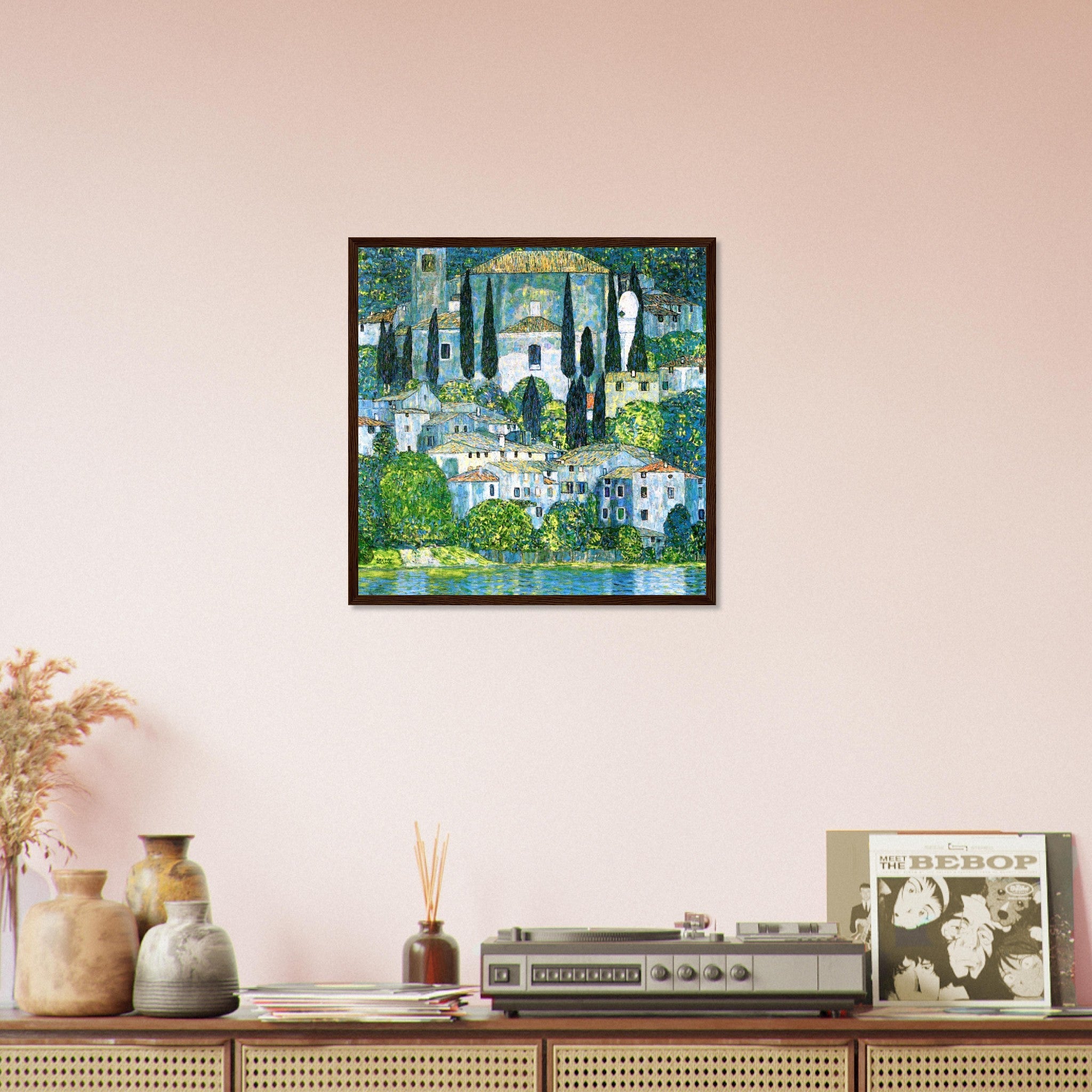 Gustav Klimt Framed Church In Cassone Framed Print, Gustav Klimt - WallArtPrints4U