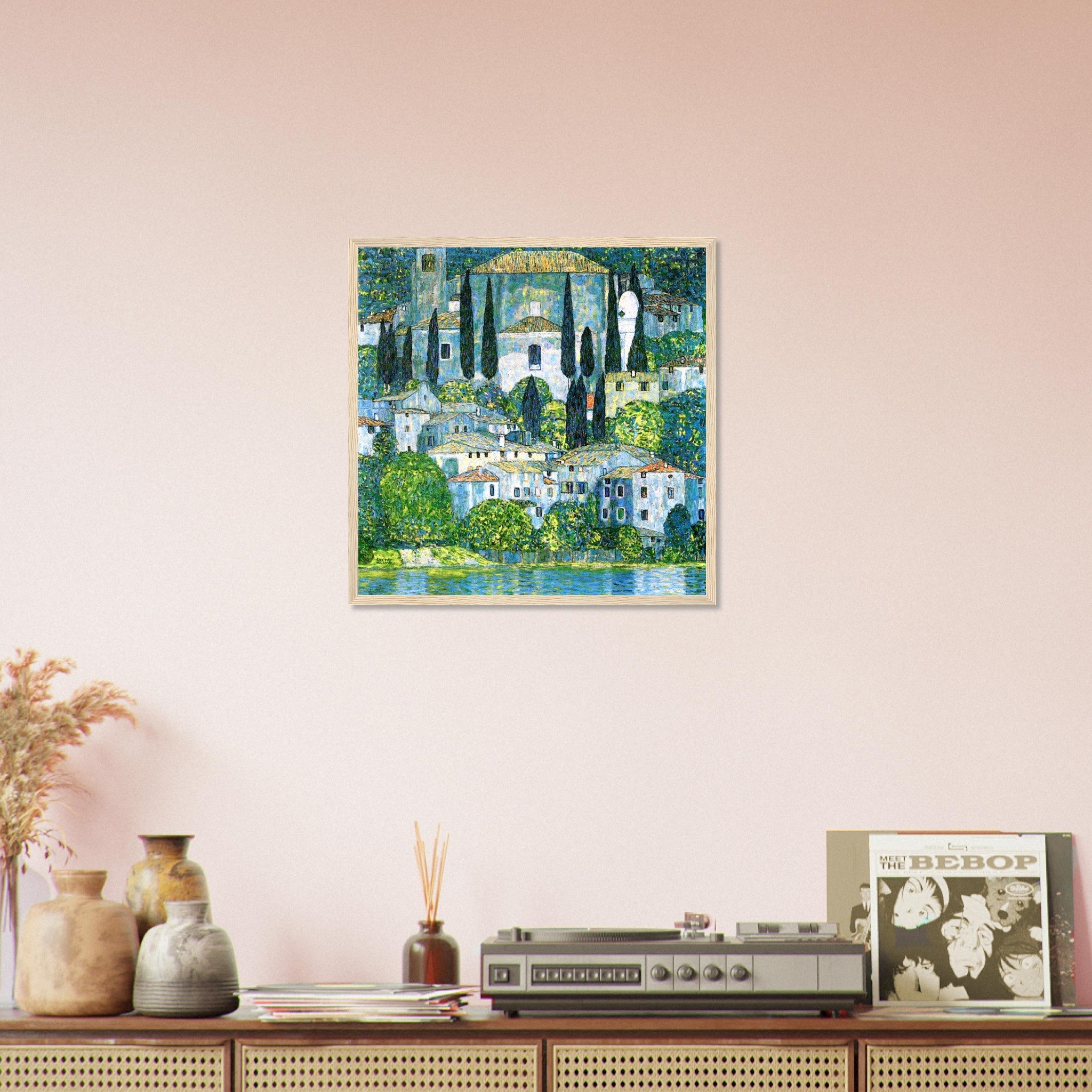 Gustav Klimt Framed Church In Cassone Framed Print, Gustav Klimt - WallArtPrints4U