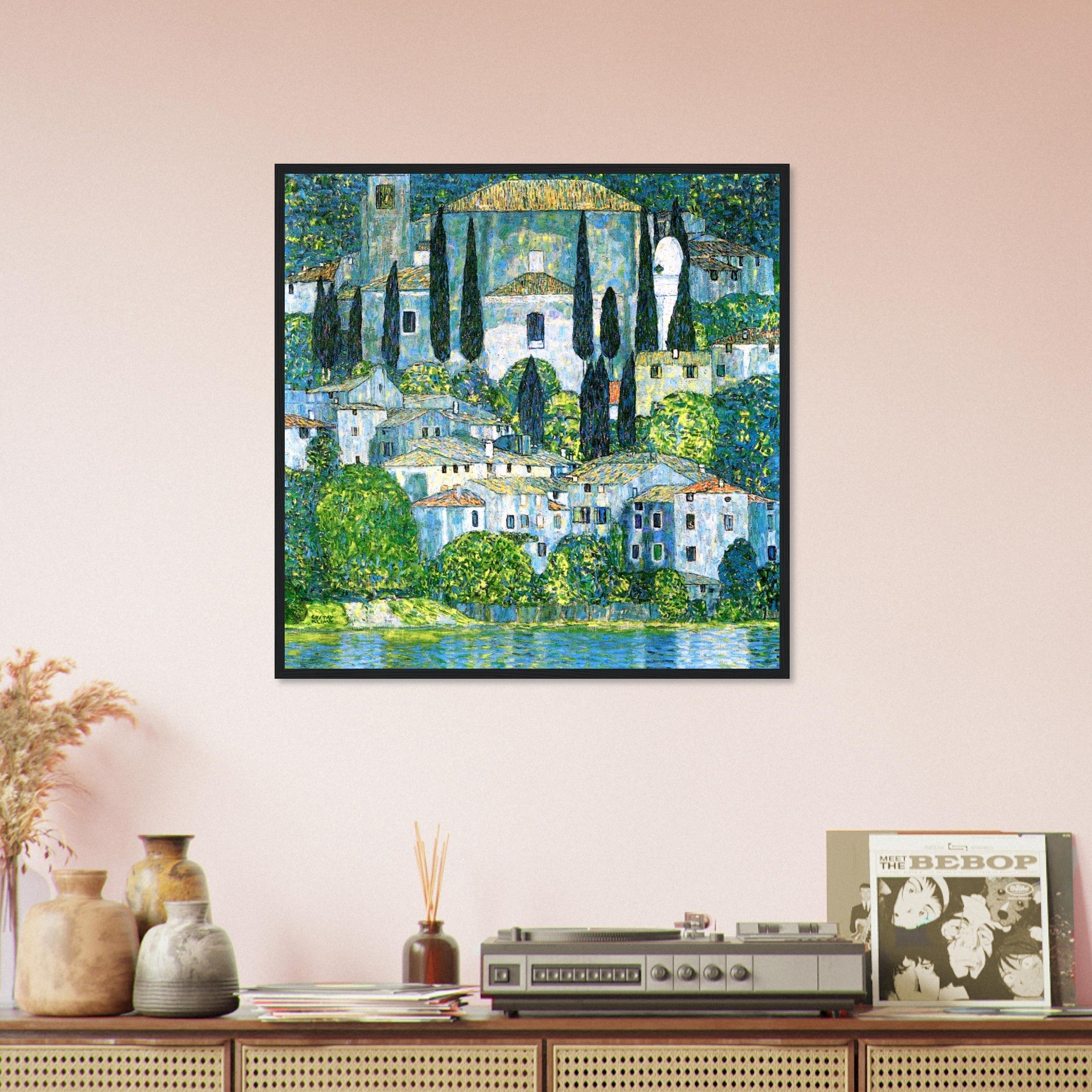 Gustav Klimt Framed Church In Cassone Framed Print, Gustav Klimt - WallArtPrints4U