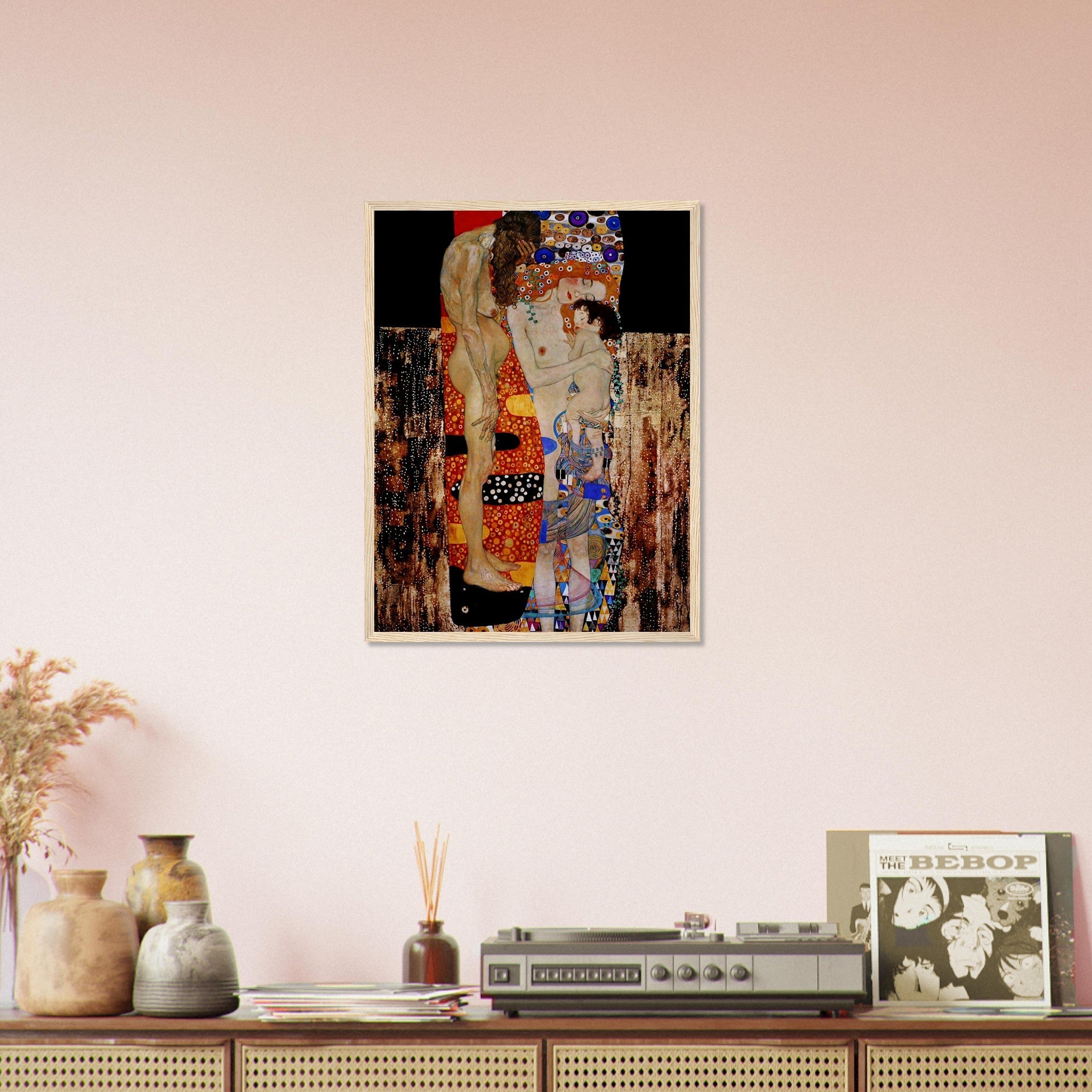 Gustav Klimt Framed Print, 3 Ages Of Women Gustav Klimt Print 1905 - WallArtPrints4U