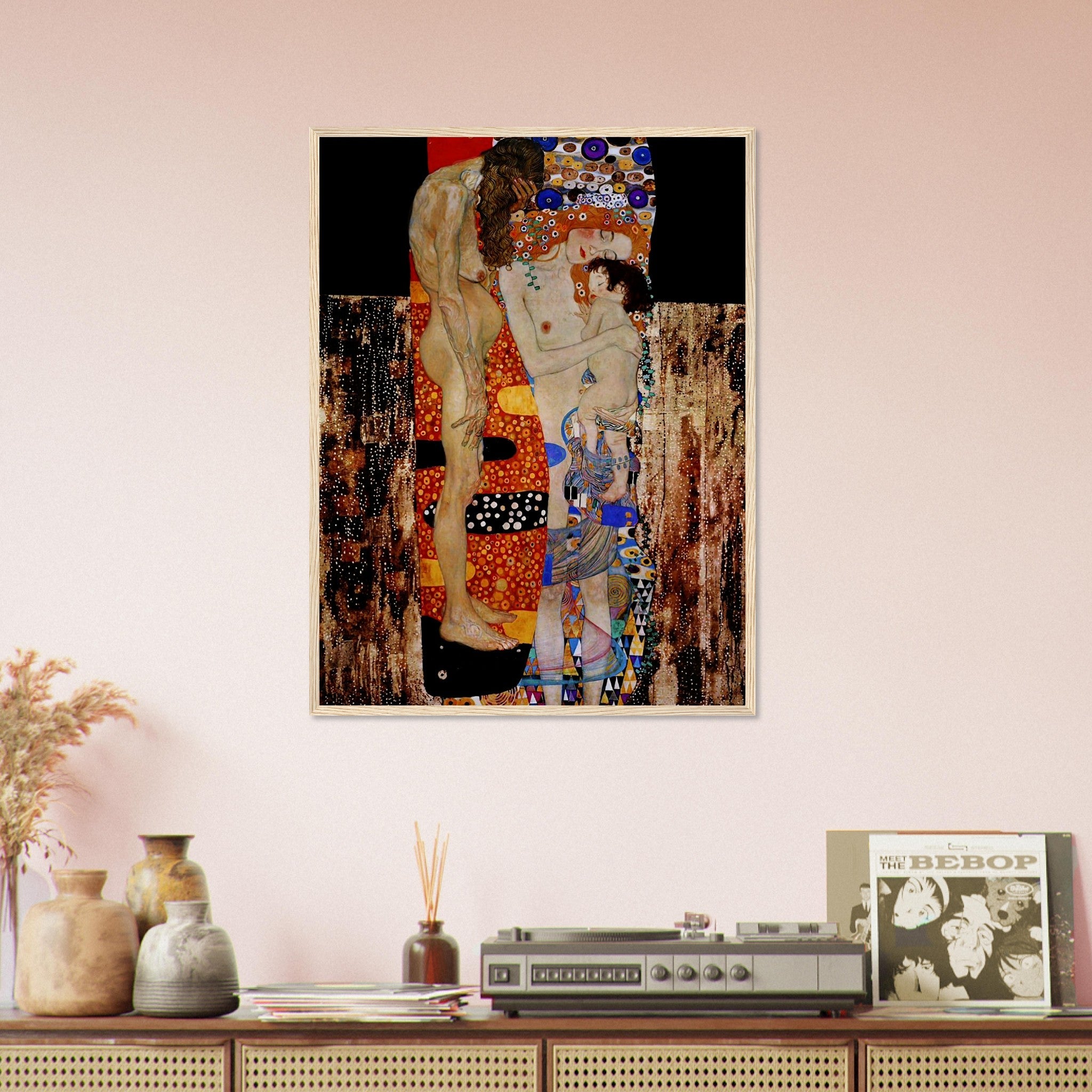 Gustav Klimt Framed Print, 3 Ages Of Women Gustav Klimt Print 1905 - WallArtPrints4U