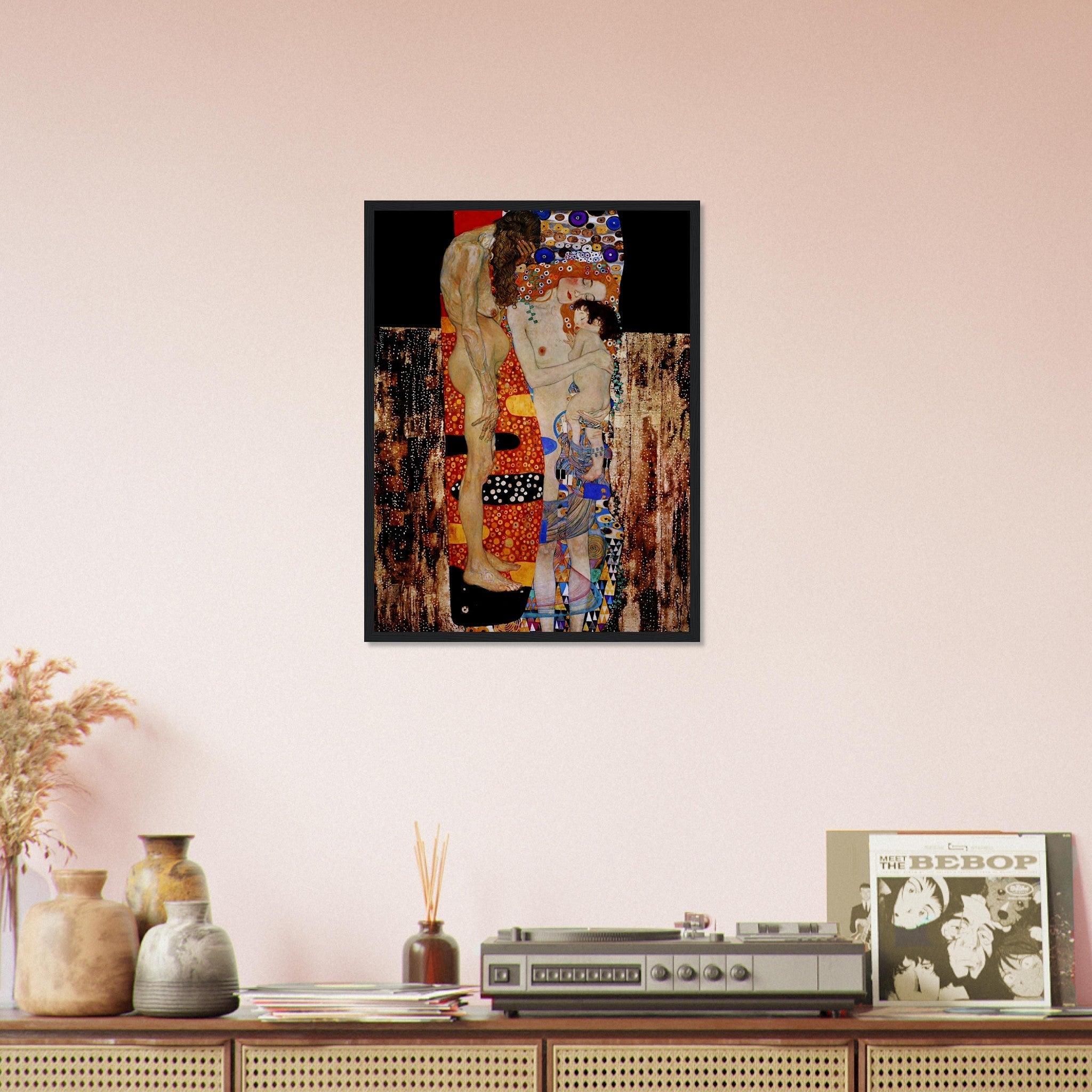 Gustav Klimt Framed Print, 3 Ages Of Women Gustav Klimt Print 1905 - WallArtPrints4U