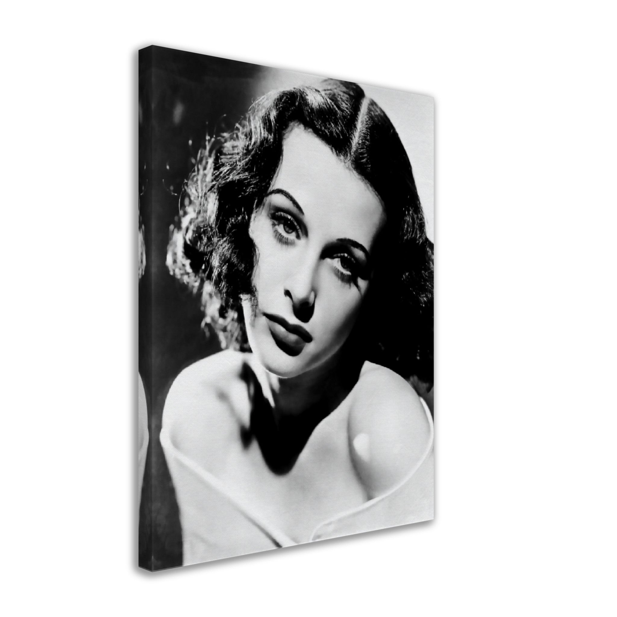 Hedy Lamarr Canvas, Most Beautiful Ever To Appear In Films, Vintage Photo - Iconic Hedy Lamarr Canvas Print - Hollywood Silver Screen Star - WallArtPrints4U