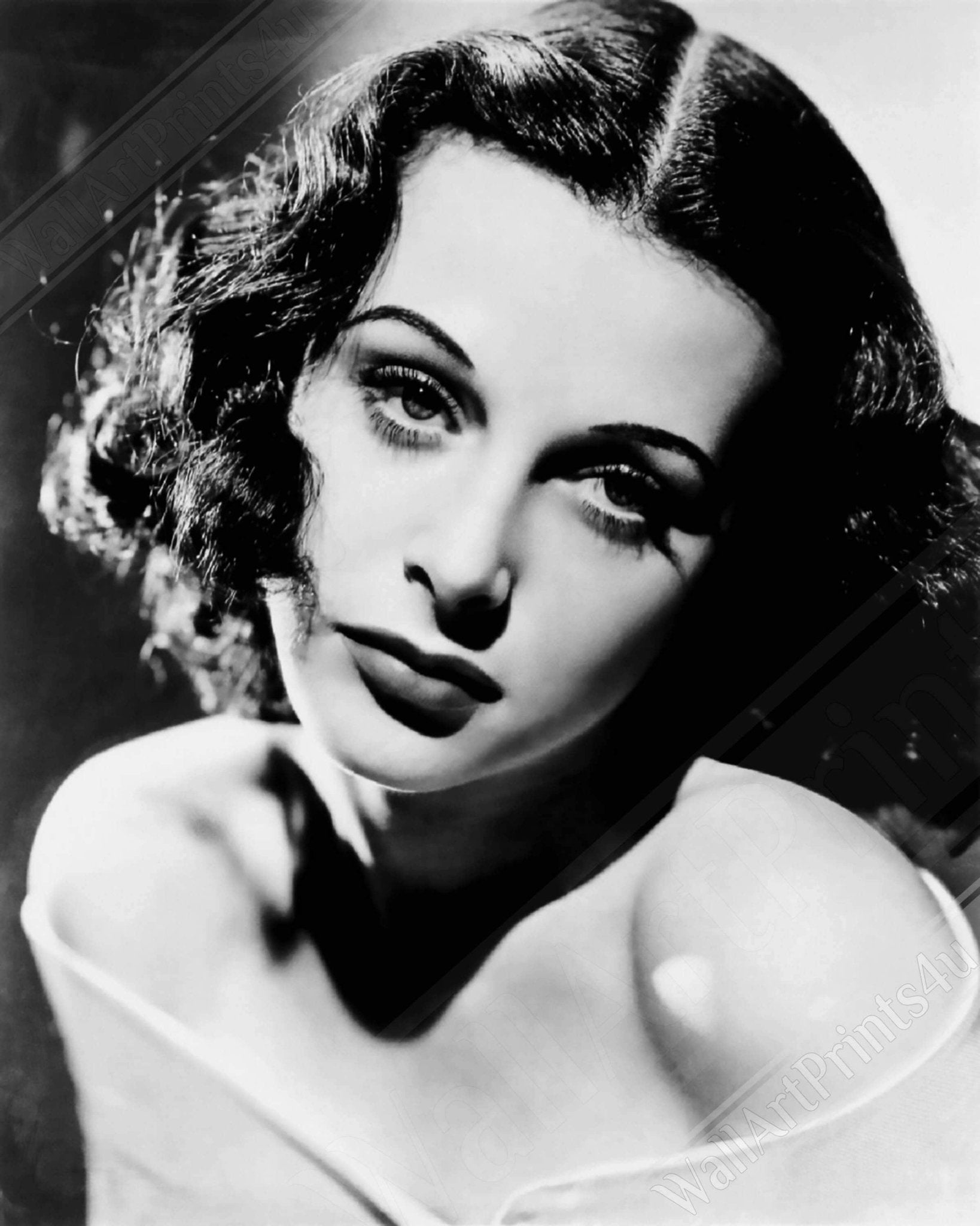 Hedy Lamarr Poster, Most Beautiful Ever To Appear In Films, Vintage Photo - Iconic Hedy Lamarr Print - Hollywood Silver Screen Star - WallArtPrints4U