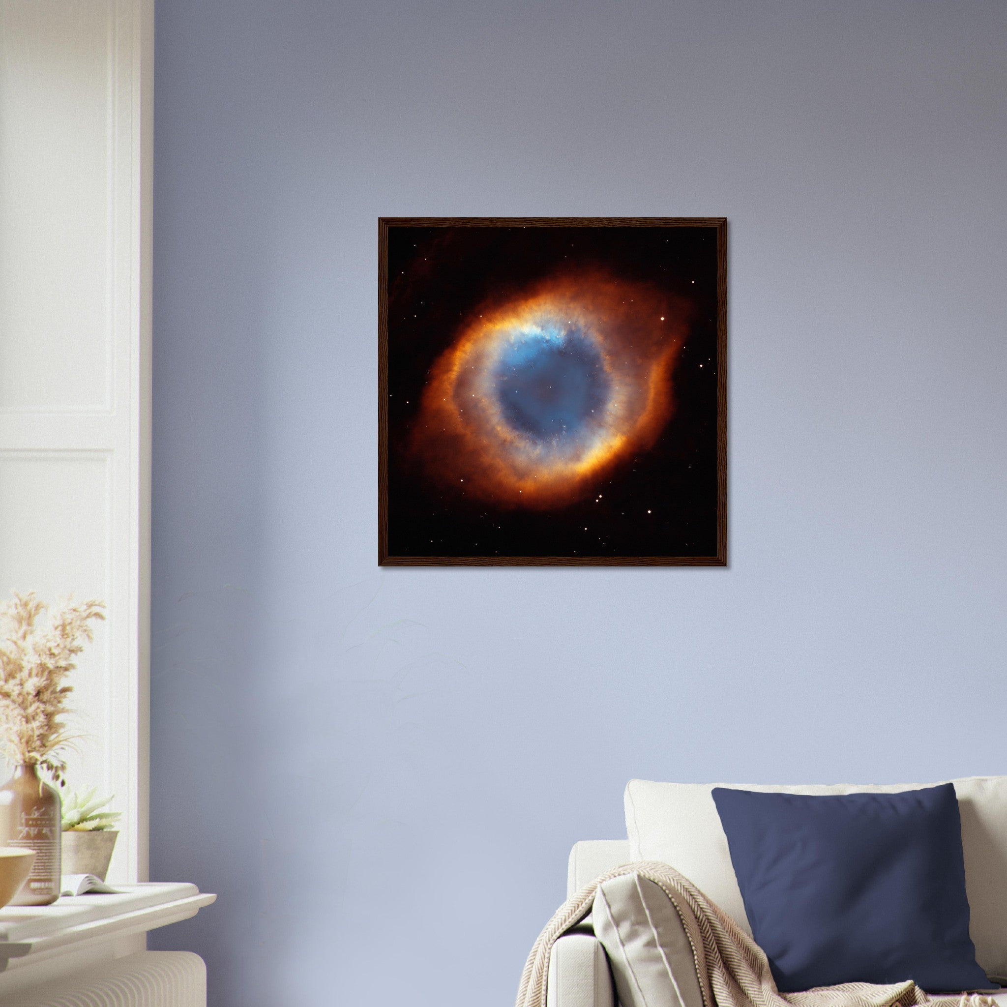 Helix Nebula Eye Of God Framed, Space Nebula Framed Wall Art, Exploded Star, Hubble Telescope - WallArtPrints4U