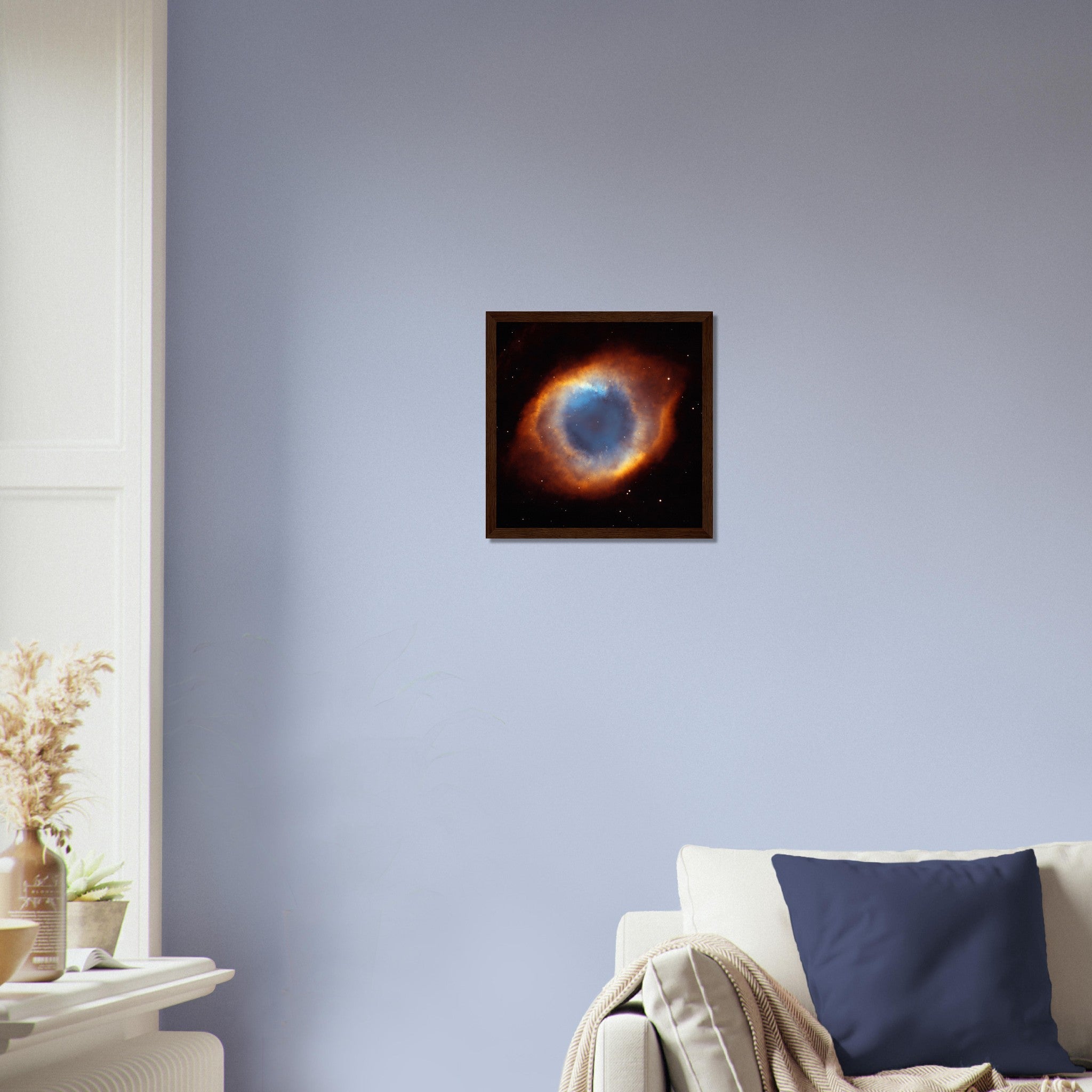 Helix Nebula Eye Of God Framed, Space Nebula Framed Wall Art, Exploded Star, Hubble Telescope - WallArtPrints4U