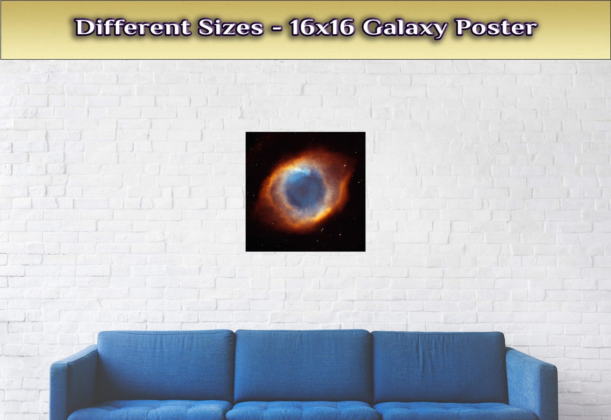 Helix Nebula Eye Of God Poster, Space Nebula Poster Wall Art, Exploded Star, Hubble Telescope - WallArtPrints4U