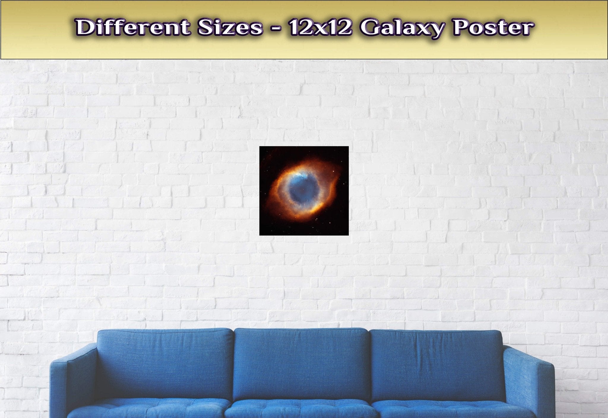 Helix Nebula Eye Of God Poster, Space Nebula Poster Wall Art, Exploded Star, Hubble Telescope - WallArtPrints4U