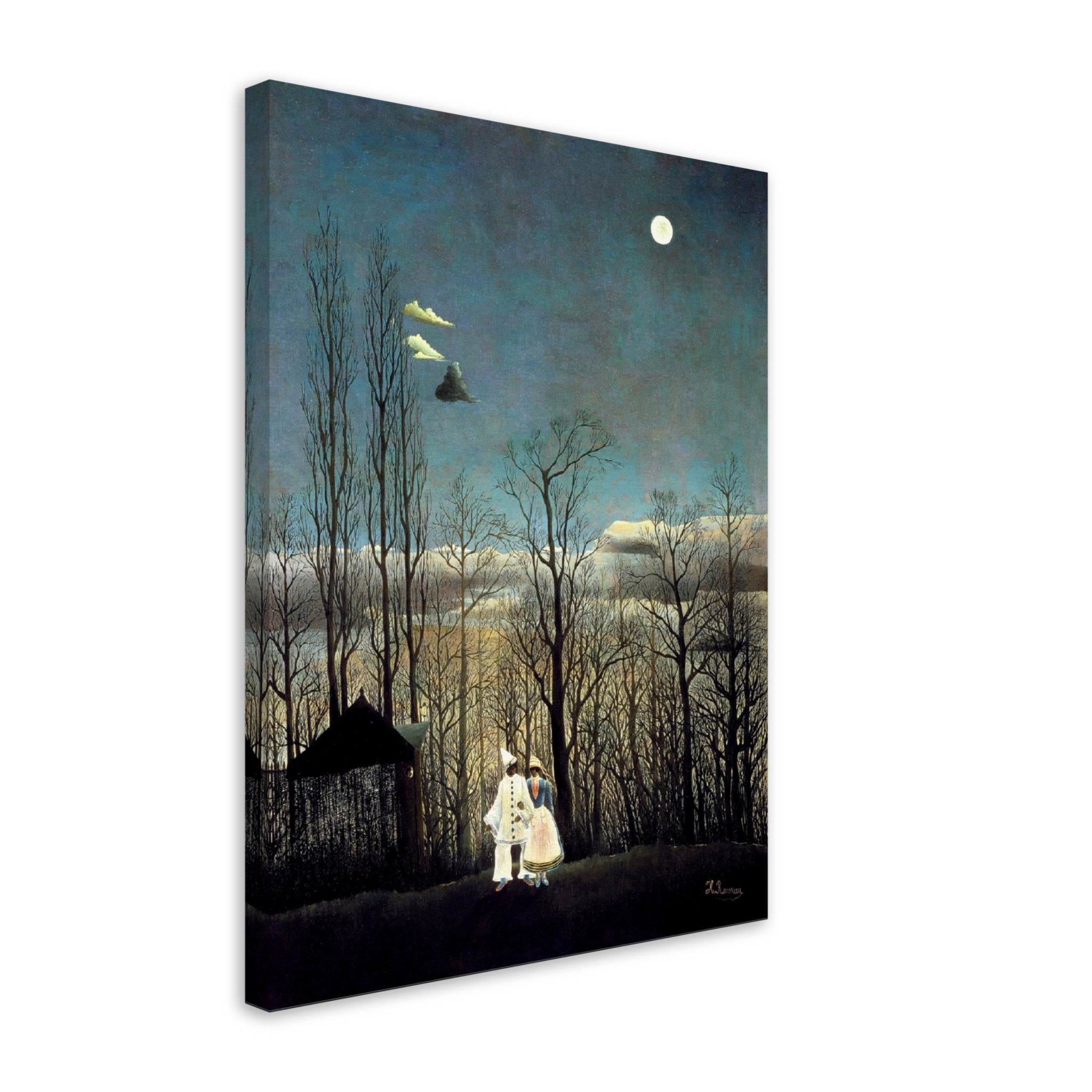 Henri Rousseau Canvas Carnival Evening Famous Painting Canvas 1886 - WallArtPrints4U