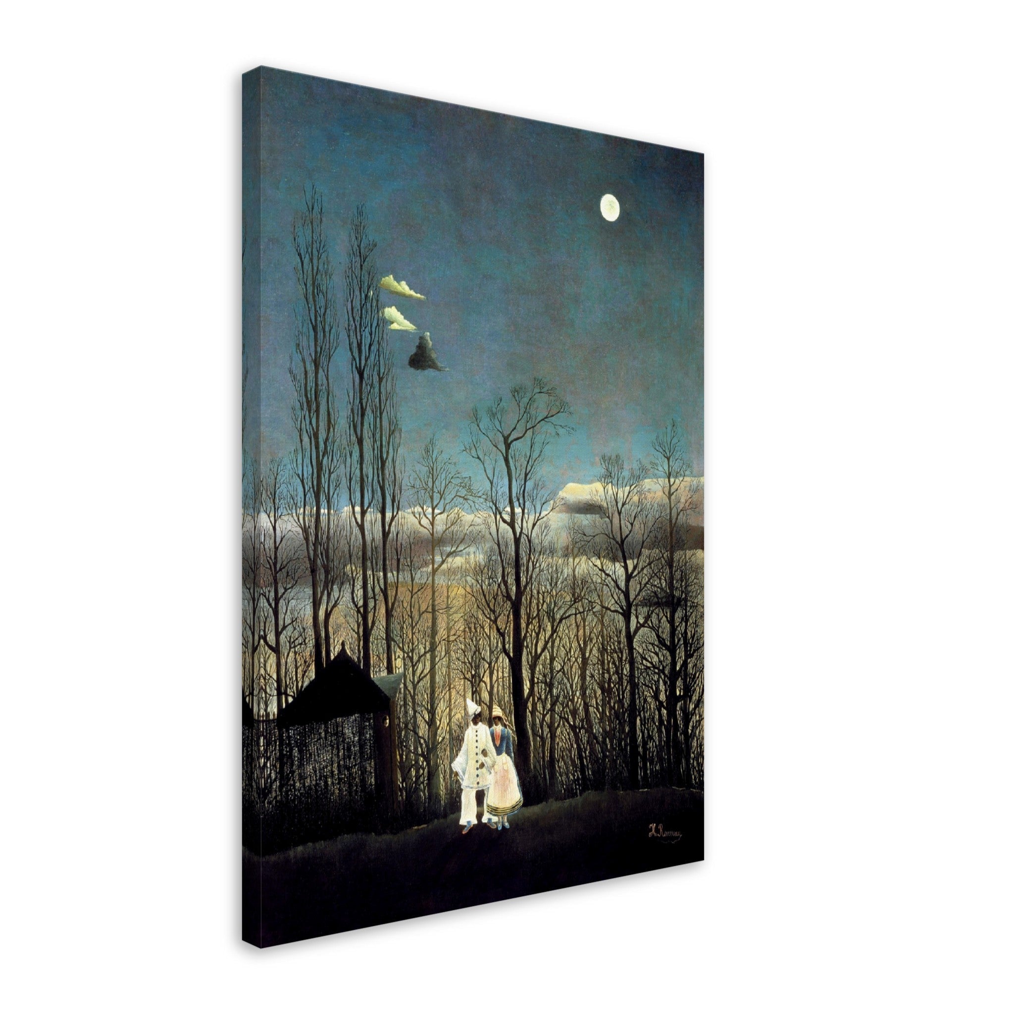 Henri Rousseau Canvas Carnival Evening Famous Painting Canvas 1886 - WallArtPrints4U