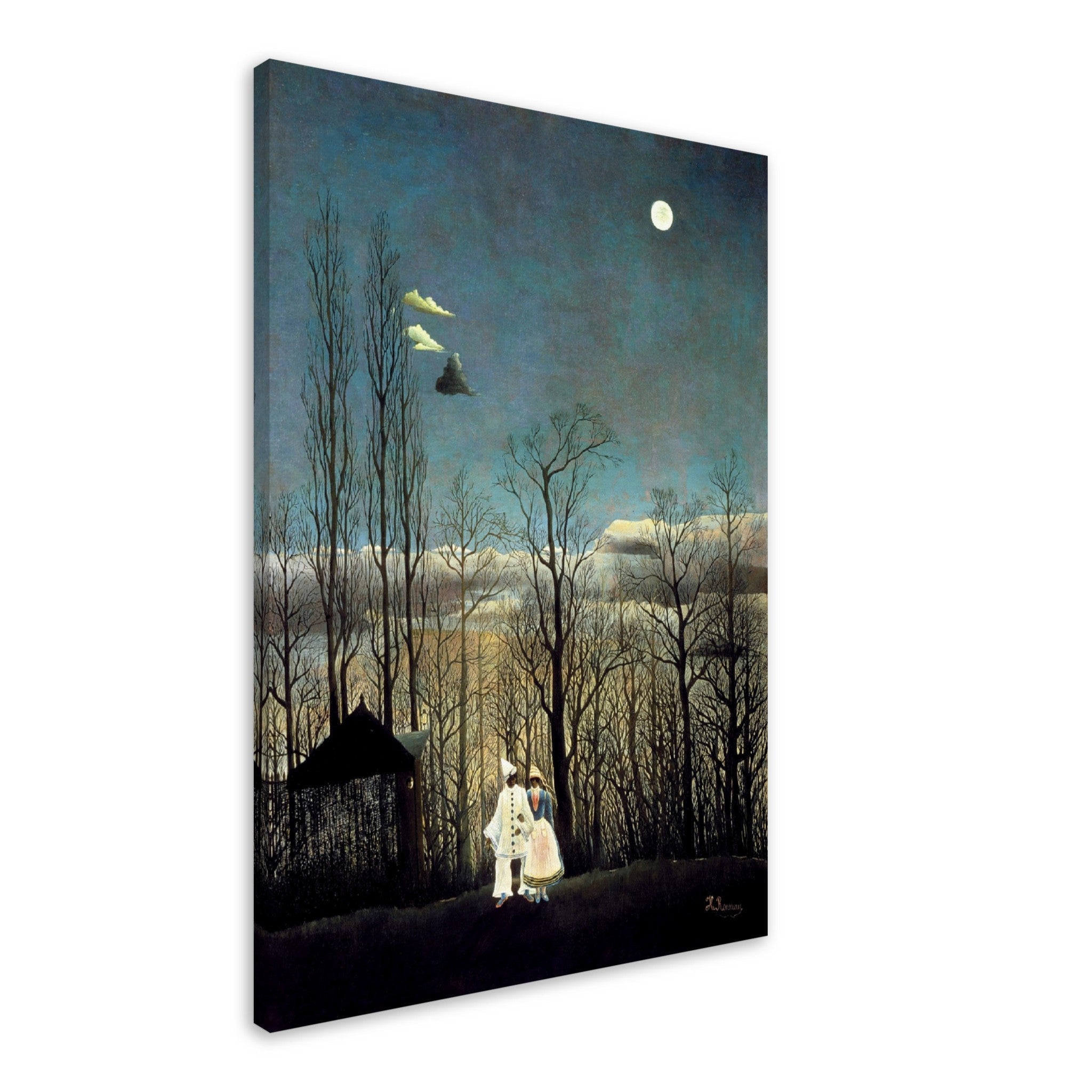 Henri Rousseau Canvas Carnival Evening Famous Painting Canvas 1886 - WallArtPrints4U