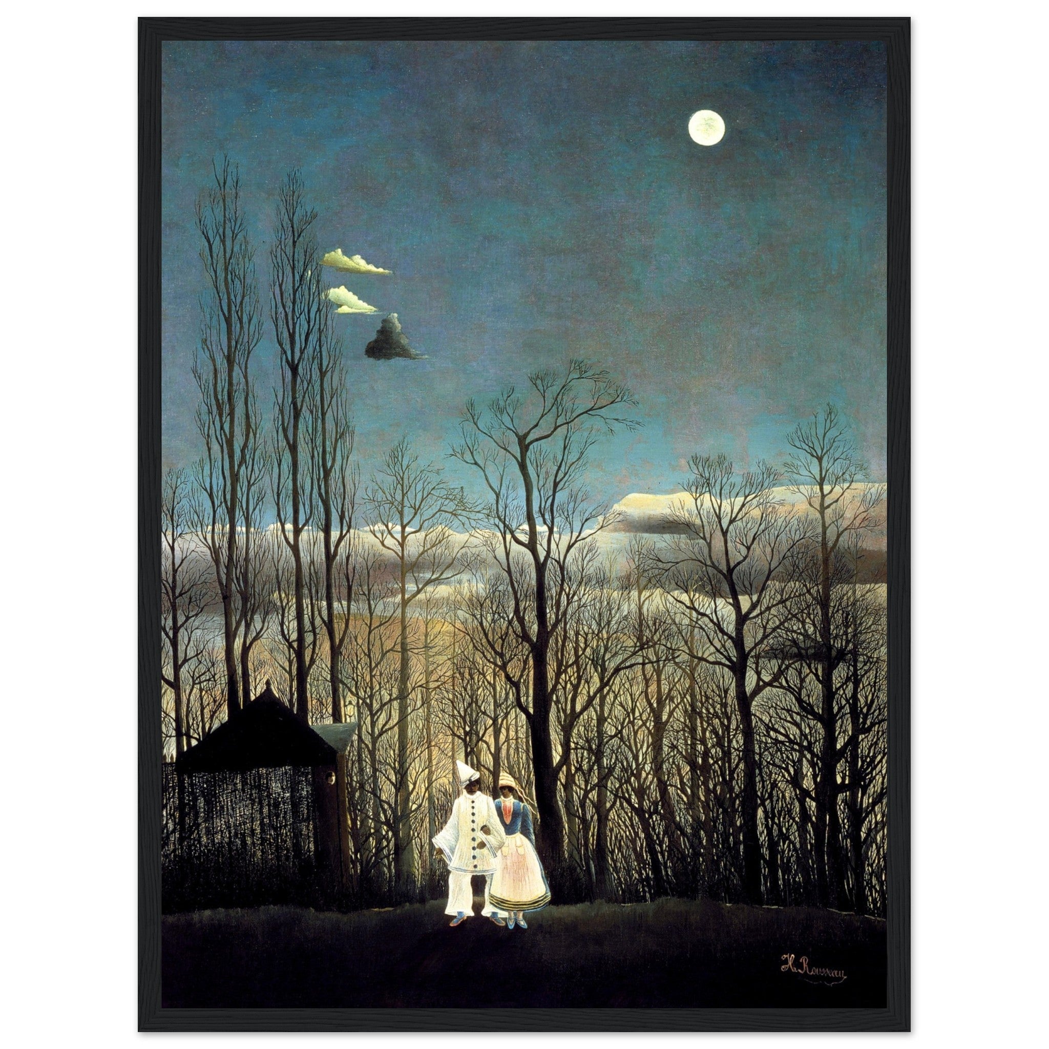 Henri Rousseau Framed Carnival Evening Famous Painting Framed 1886 - WallArtPrints4U