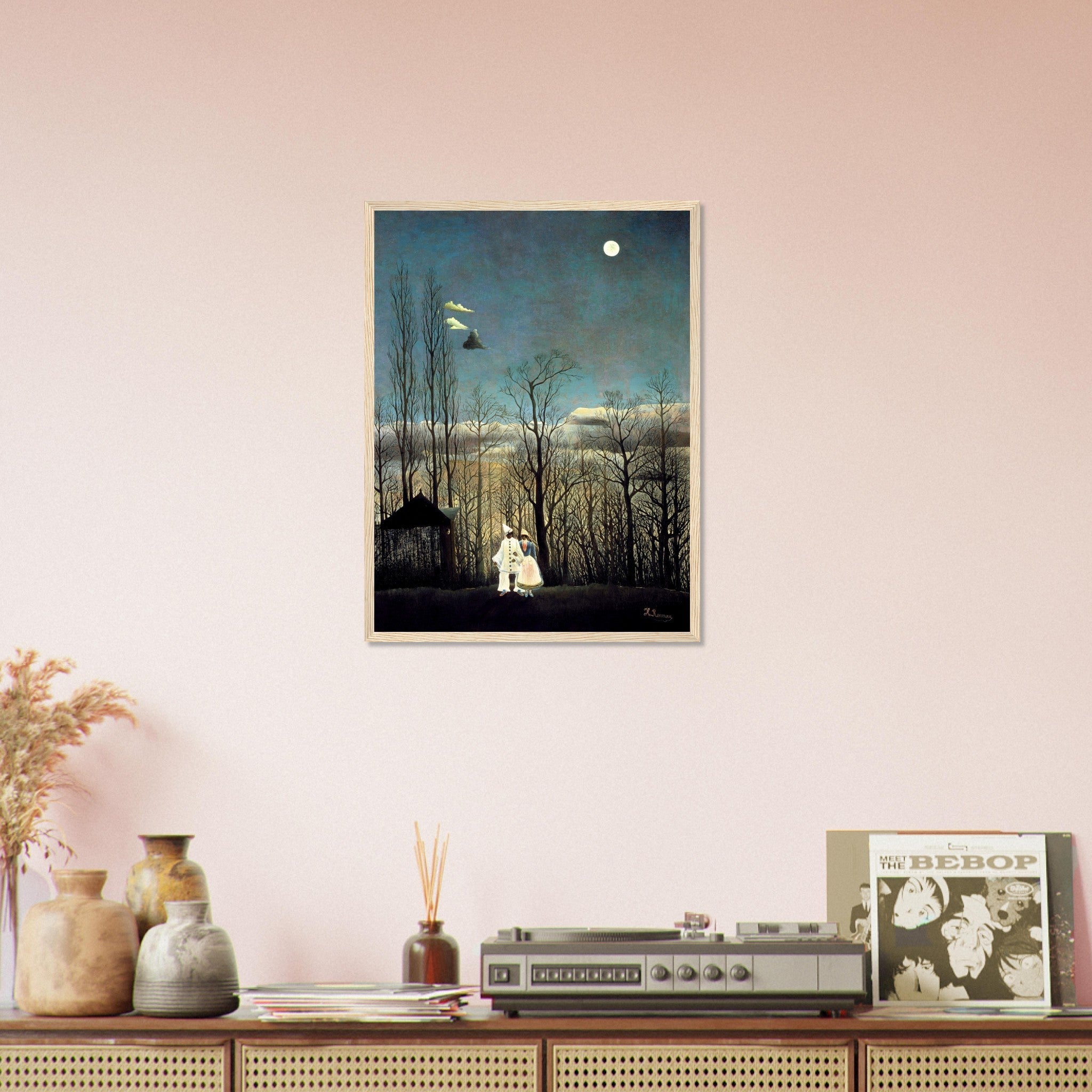 Henri Rousseau Framed Carnival Evening Famous Painting Framed 1886 - WallArtPrints4U