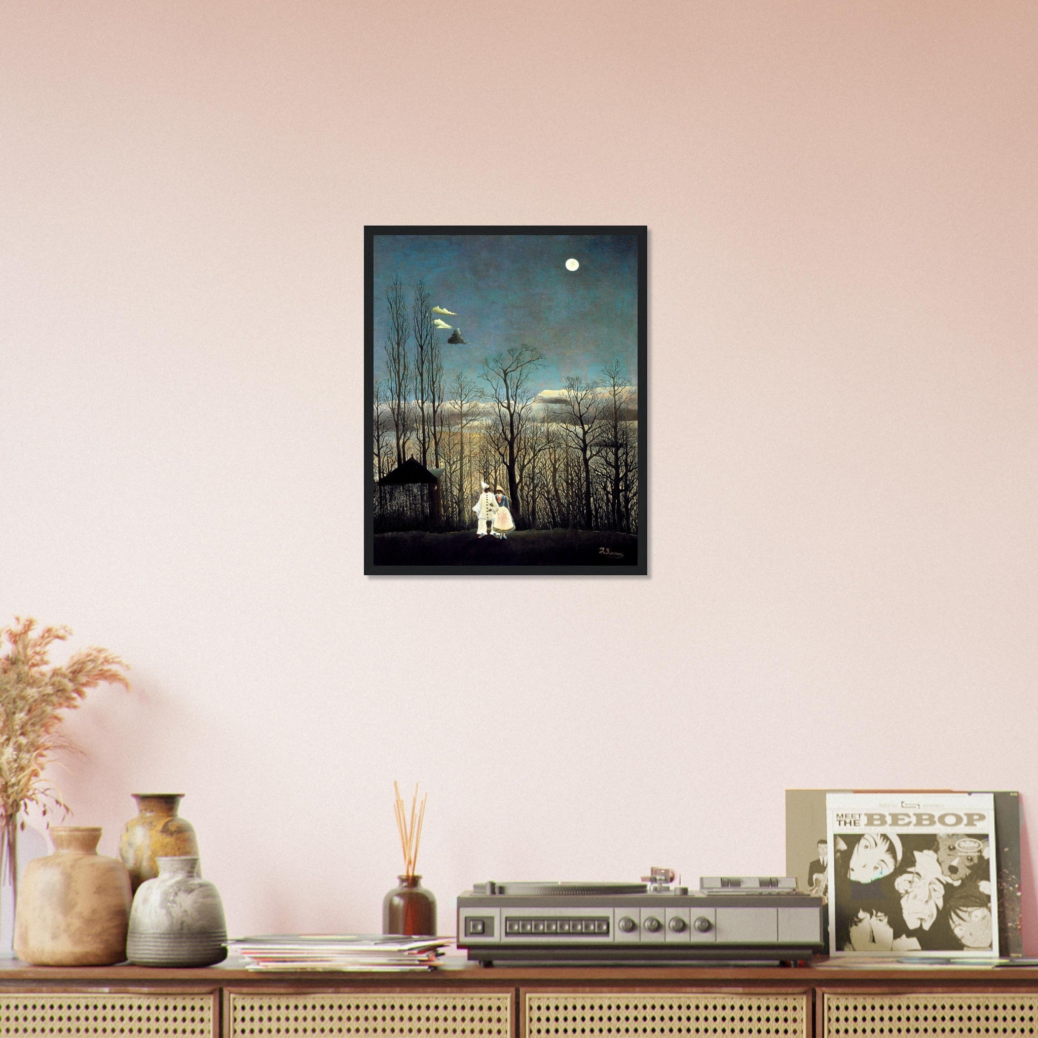 Henri Rousseau Framed Carnival Evening Famous Painting Framed 1886 - WallArtPrints4U