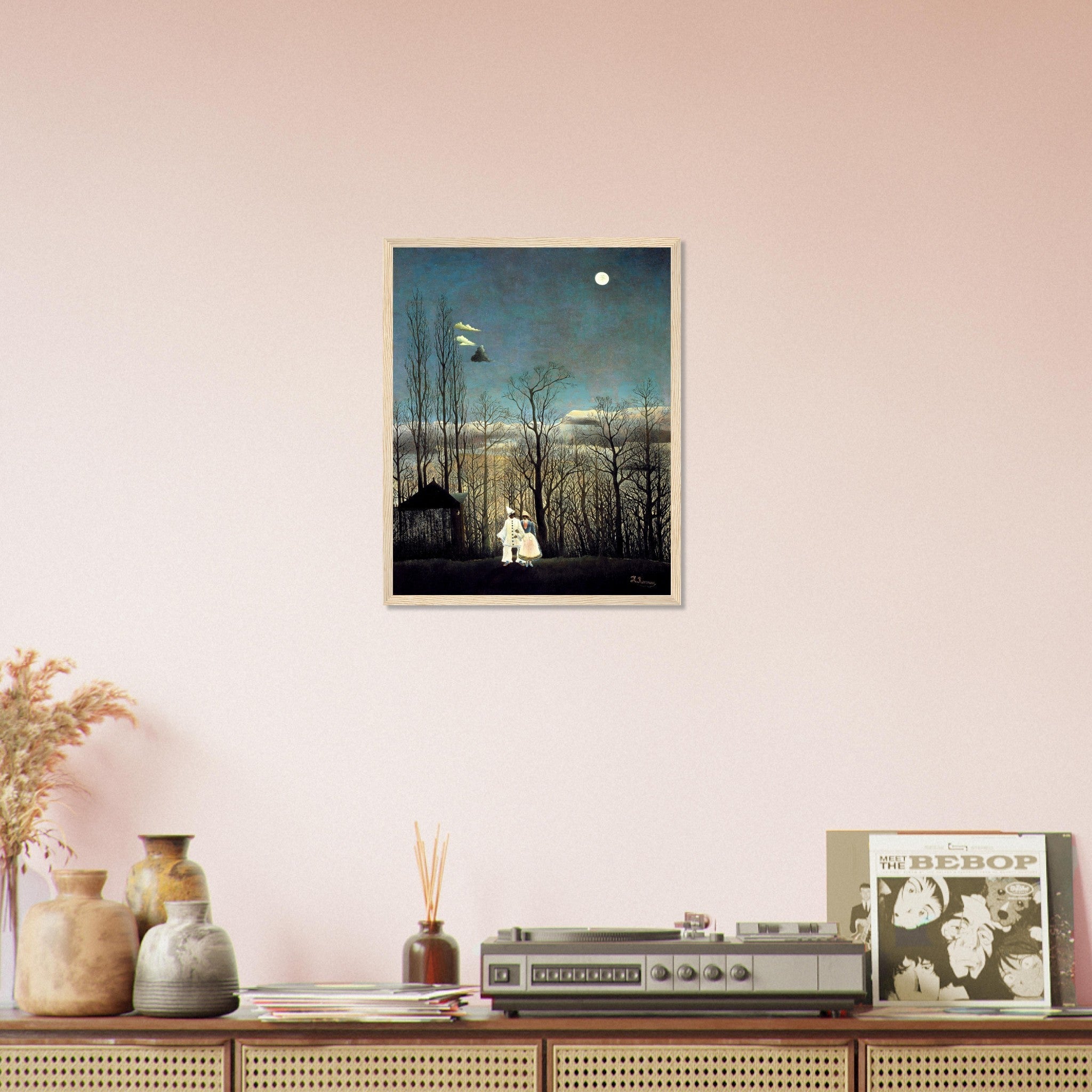 Henri Rousseau Framed Carnival Evening Famous Painting Framed 1886 - WallArtPrints4U