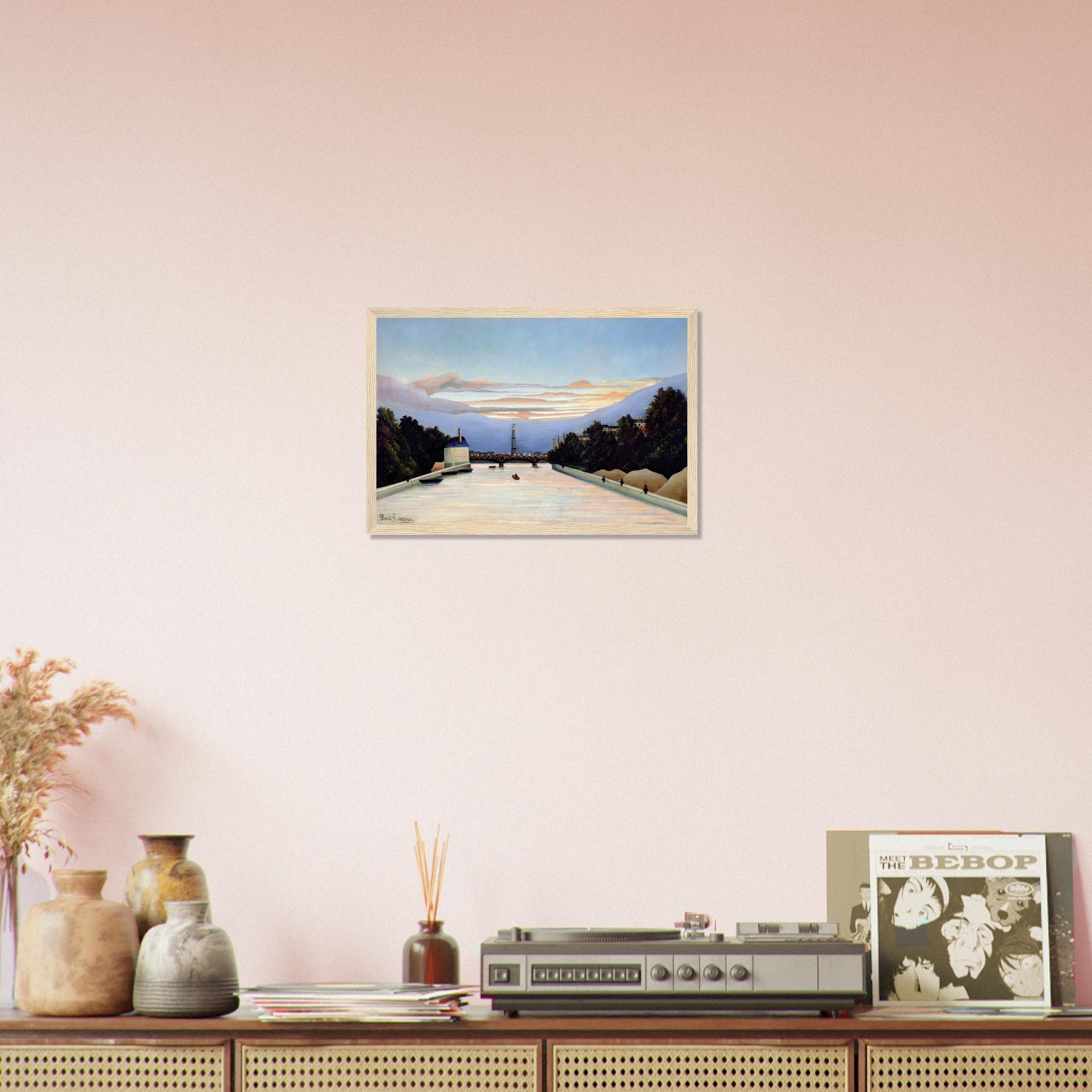 Henri Rousseau Framed The Eiffel Tower Framed Print Surprised Framed 1898 - WallArtPrints4U