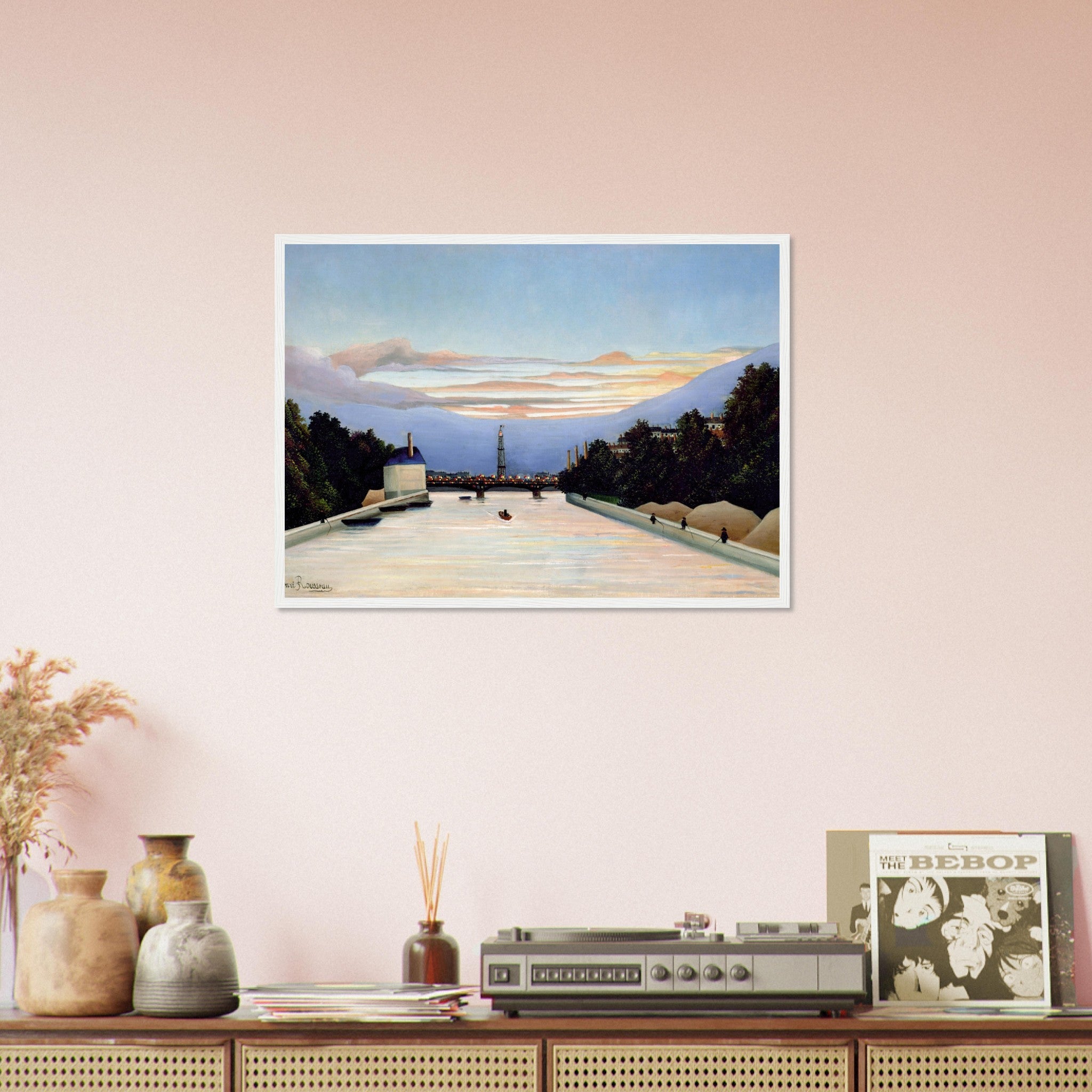 Henri Rousseau Framed The Eiffel Tower Framed Print Surprised Framed 1898 - WallArtPrints4U