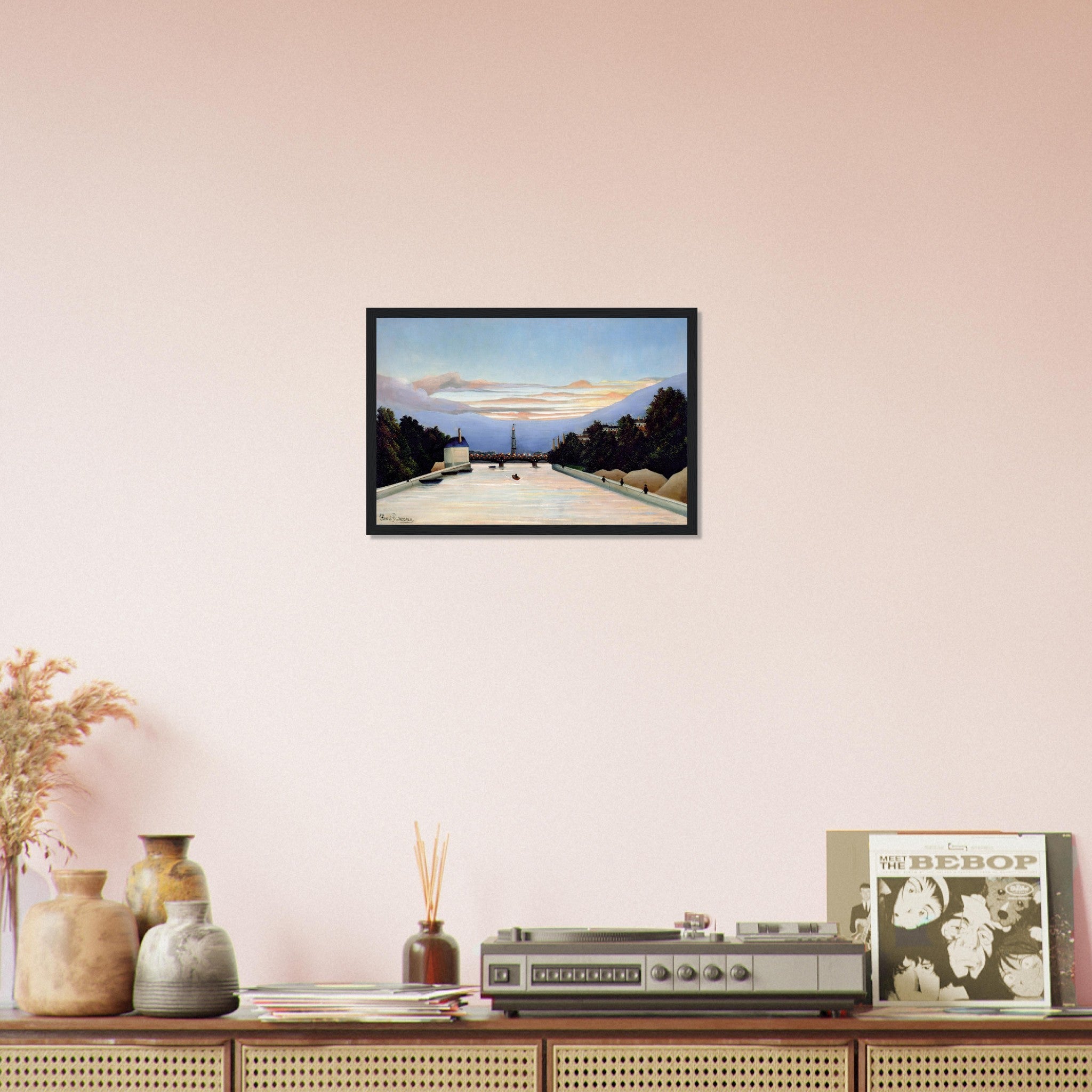 Henri Rousseau Framed The Eiffel Tower Framed Print Surprised Framed 1898 - WallArtPrints4U