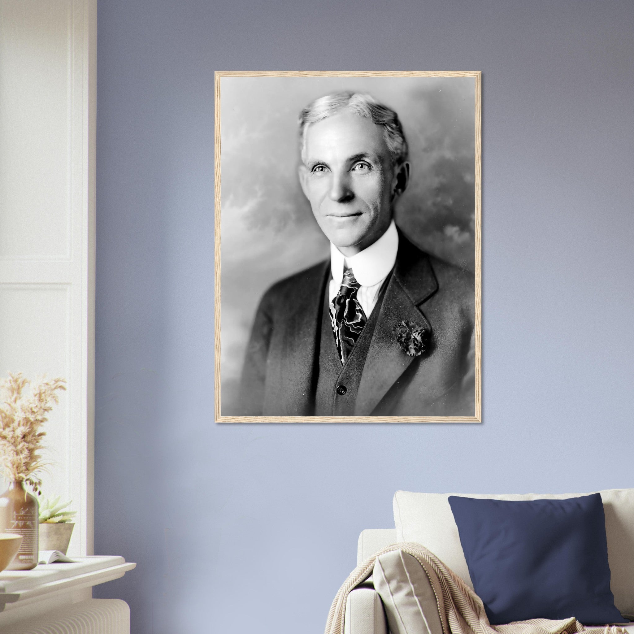 Henry Ford Framed, Ford Motor Company Founder, Vintage Photo - Iconic Henry Ford Framed Print - Business Legend - WallArtPrints4U