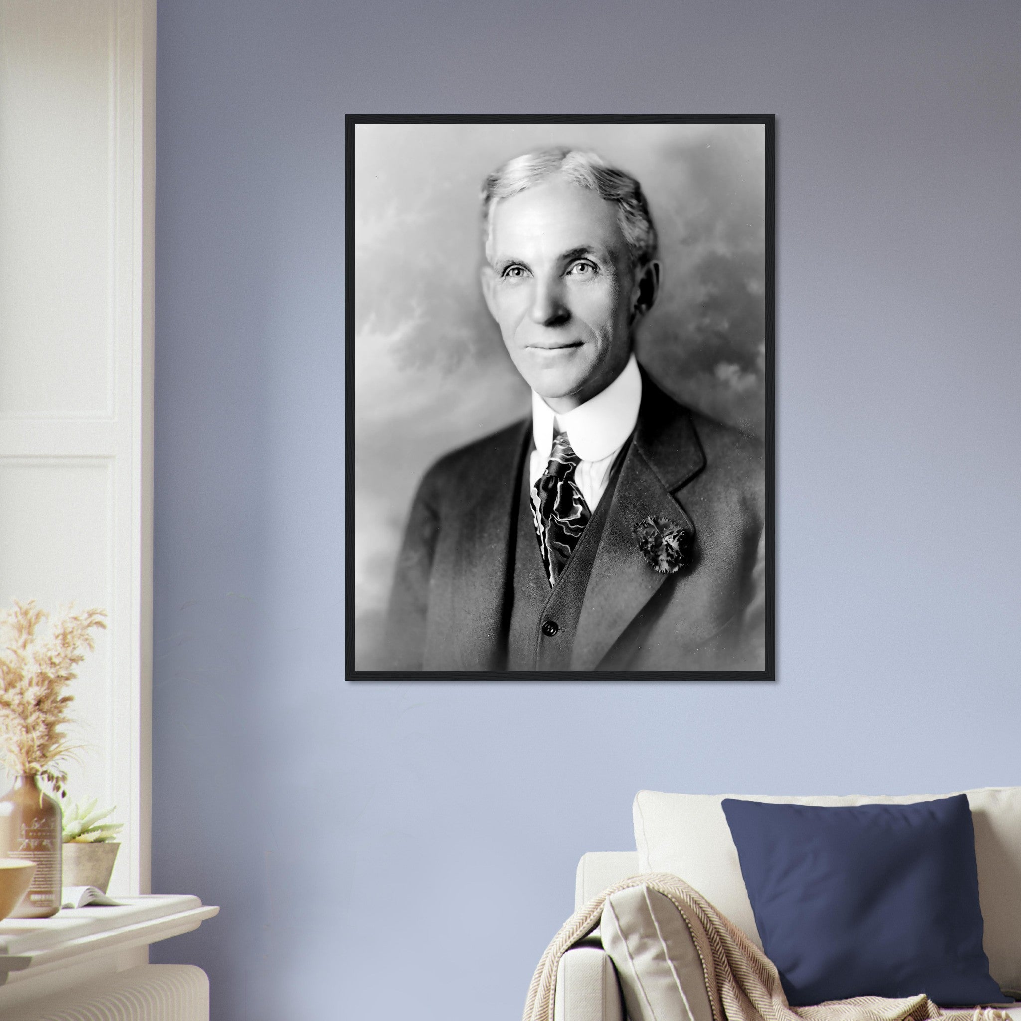 Henry Ford Framed, Ford Motor Company Founder, Vintage Photo - Iconic Henry Ford Framed Print - Business Legend - WallArtPrints4U