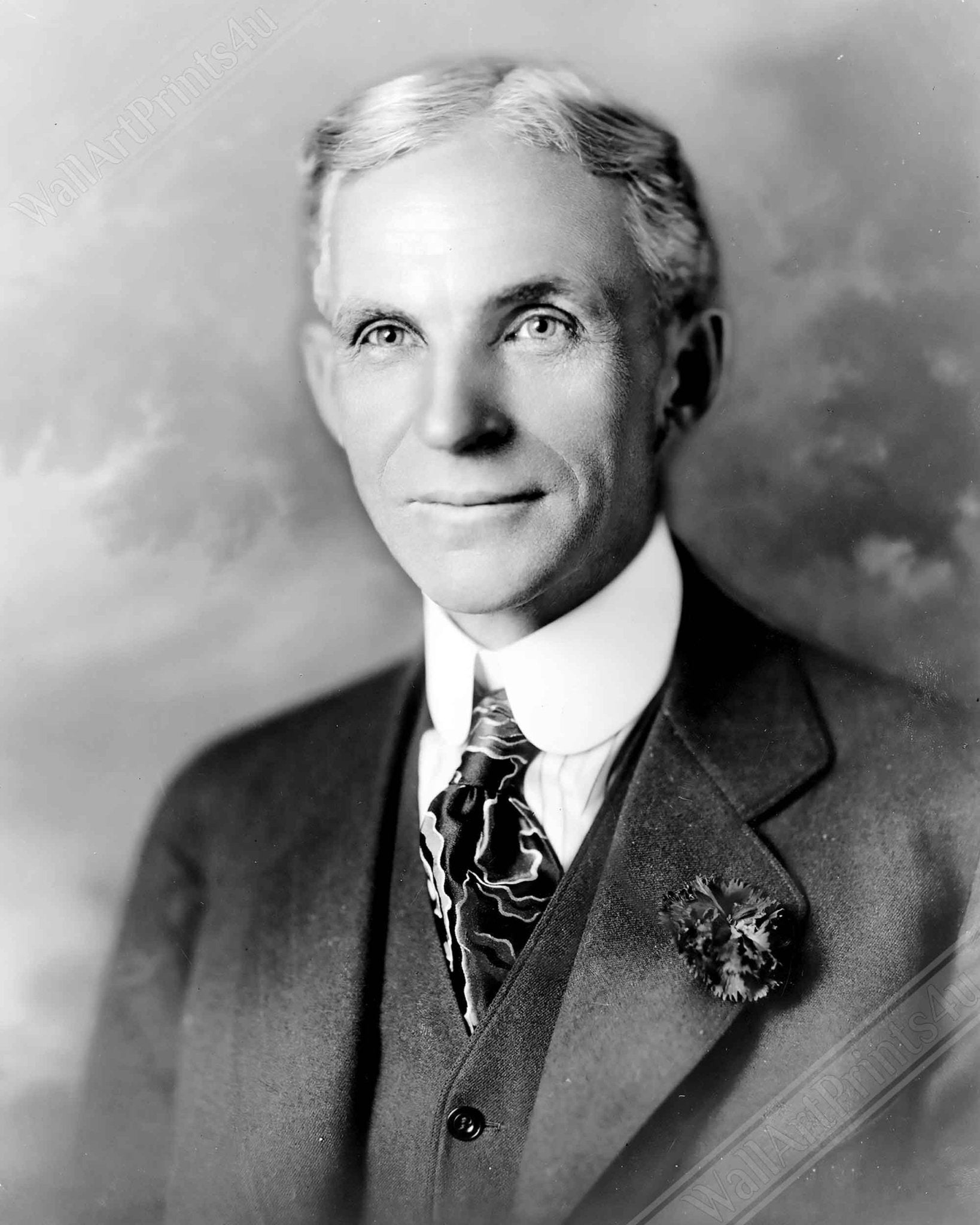 Henry Ford Framed, Ford Motor Company Founder, Vintage Photo - Iconic Henry Ford Framed Print - Business Legend - WallArtPrints4U