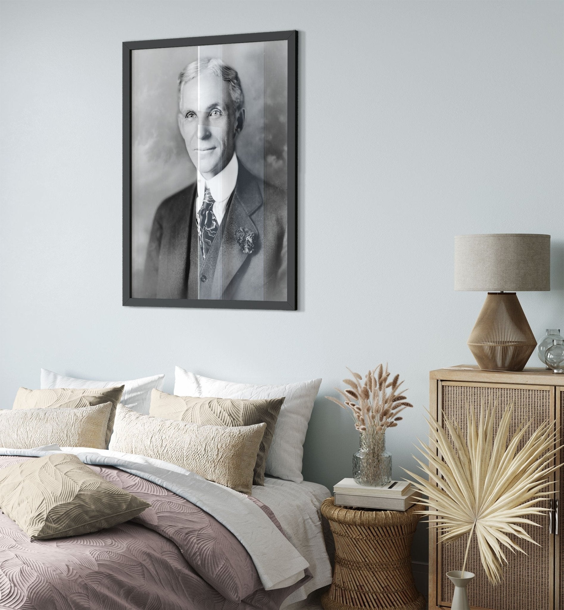 Henry Ford Framed, Ford Motor Company Founder, Vintage Photo - Iconic Henry Ford Framed Print - Business Legend - WallArtPrints4U