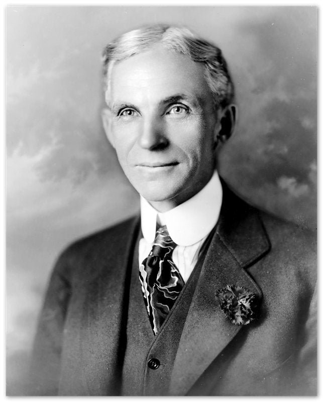 Henry Ford Poster, Ford Motor Company Founder, Vintage Photo - Iconic Henry Ford Print - Business Legend - WallArtPrints4U