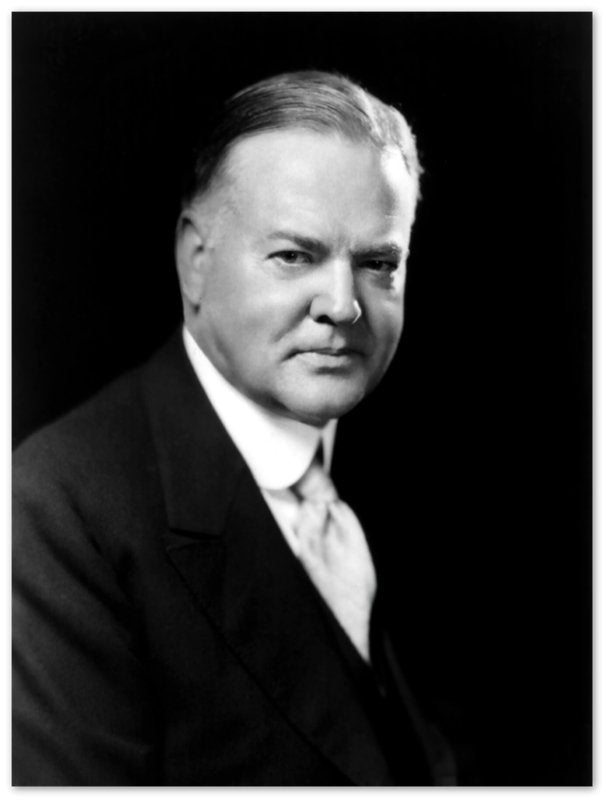 Herbert Hoover Poster, 31st President Of These United States, Vintage Photo Portrait - Herbert Hoover Print - WallArtPrints4U