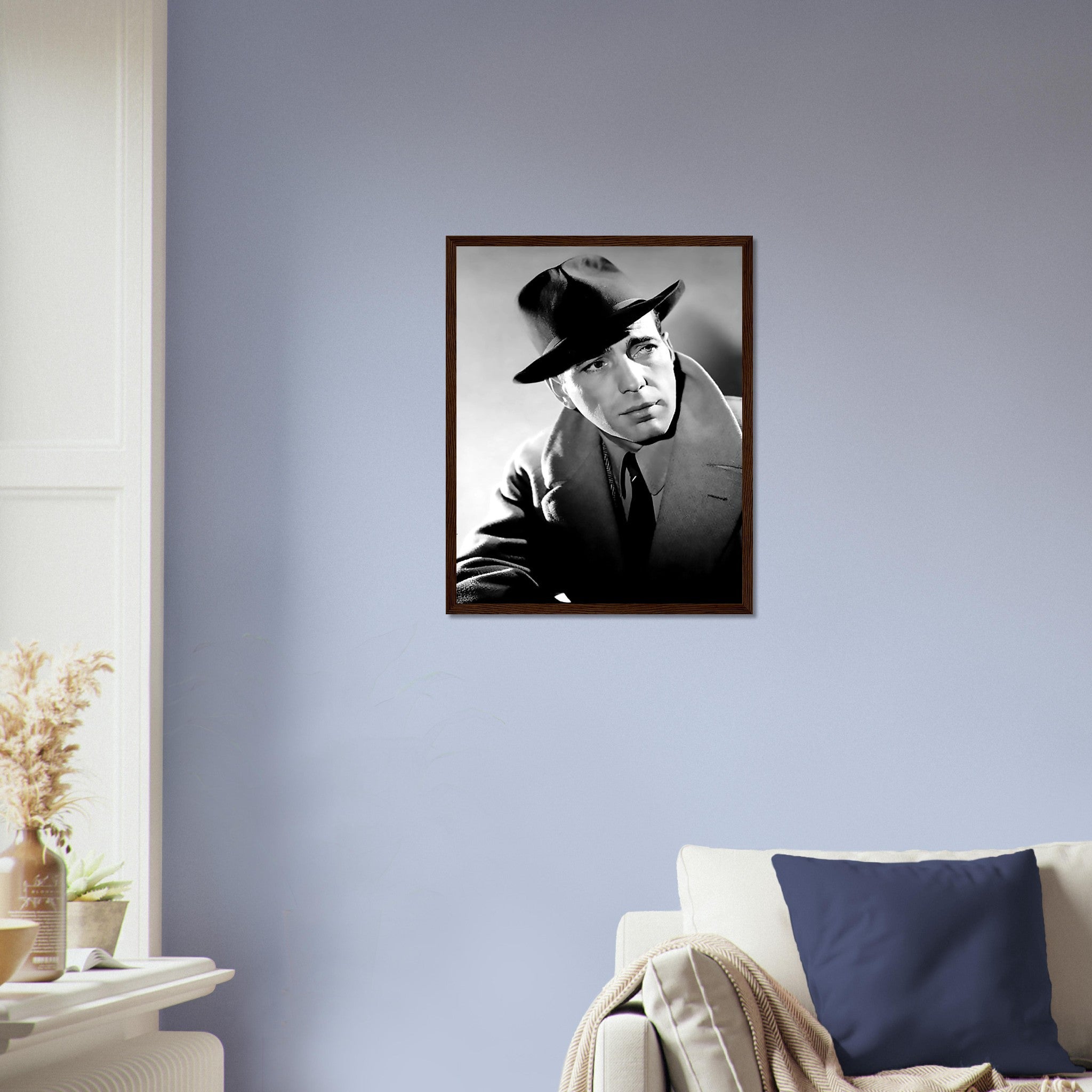 Humphrey Bogart Framed, Here's Looking At You Kid, Vintage Photo, Humphrey Bogart Framed Print, Silver Screen Star - WallArtPrints4U