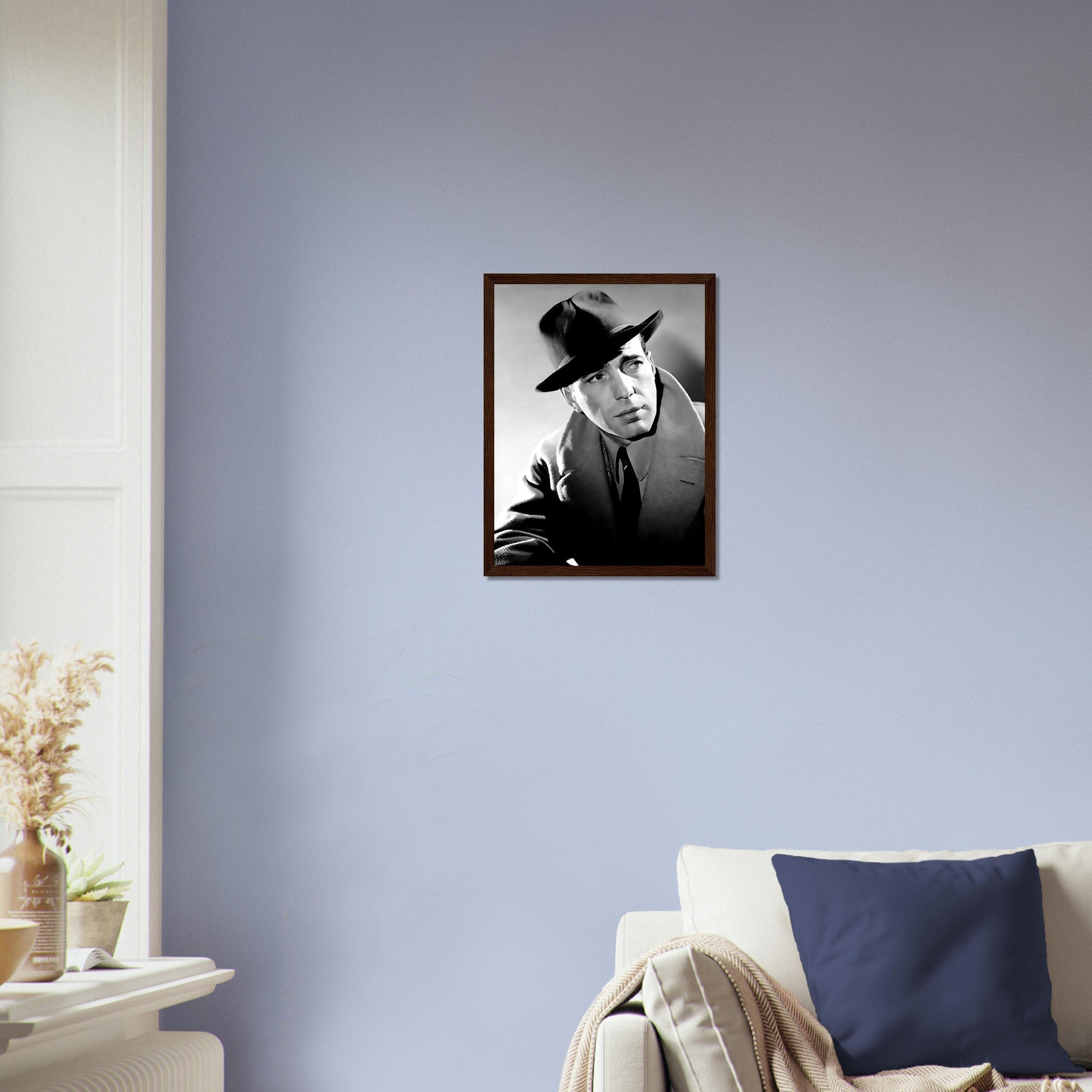 Humphrey Bogart Framed, Here's Looking At You Kid, Vintage Photo, Humphrey Bogart Framed Print, Silver Screen Star - WallArtPrints4U