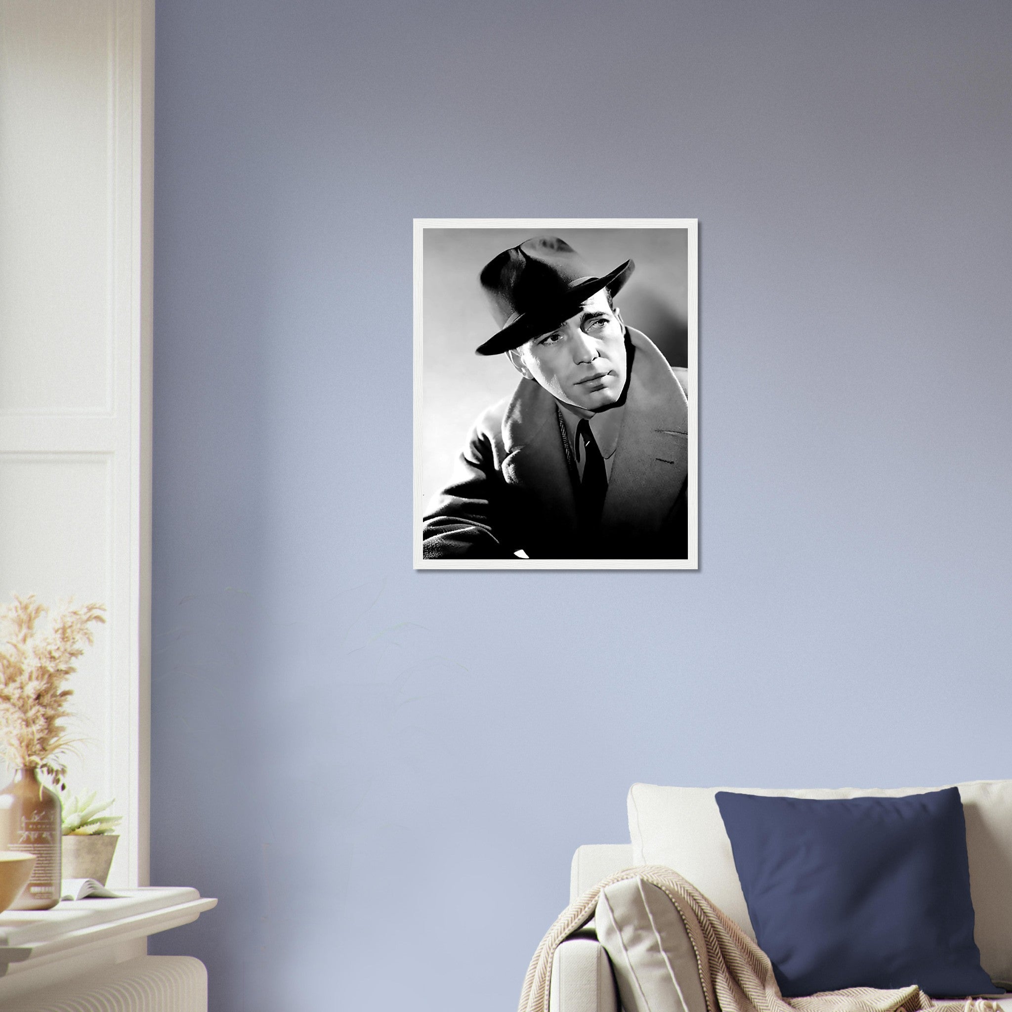 Humphrey Bogart Framed, Here's Looking At You Kid, Vintage Photo, Humphrey Bogart Framed Print, Silver Screen Star - WallArtPrints4U