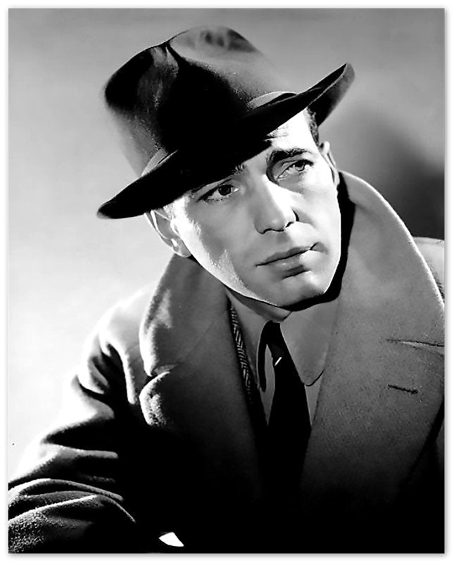 Humphrey Bogart Poster, Here's Looking At You Kid, Vintage Photo, Humphrey Bogart Print, Silver Screen Star - WallArtPrints4U