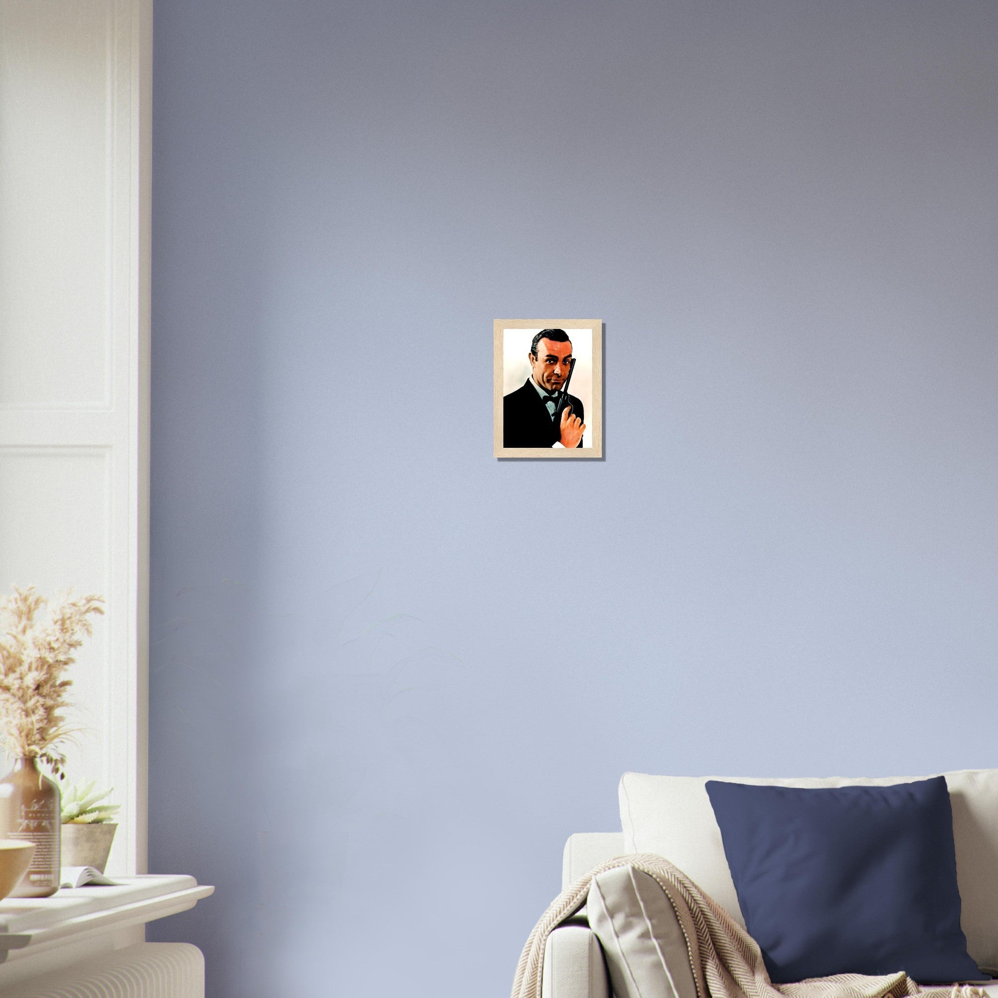 James Bond Framed, Sean Connery Handsome Actor, Vintage Photo - James Bond Framed Print - WallArtPrints4U