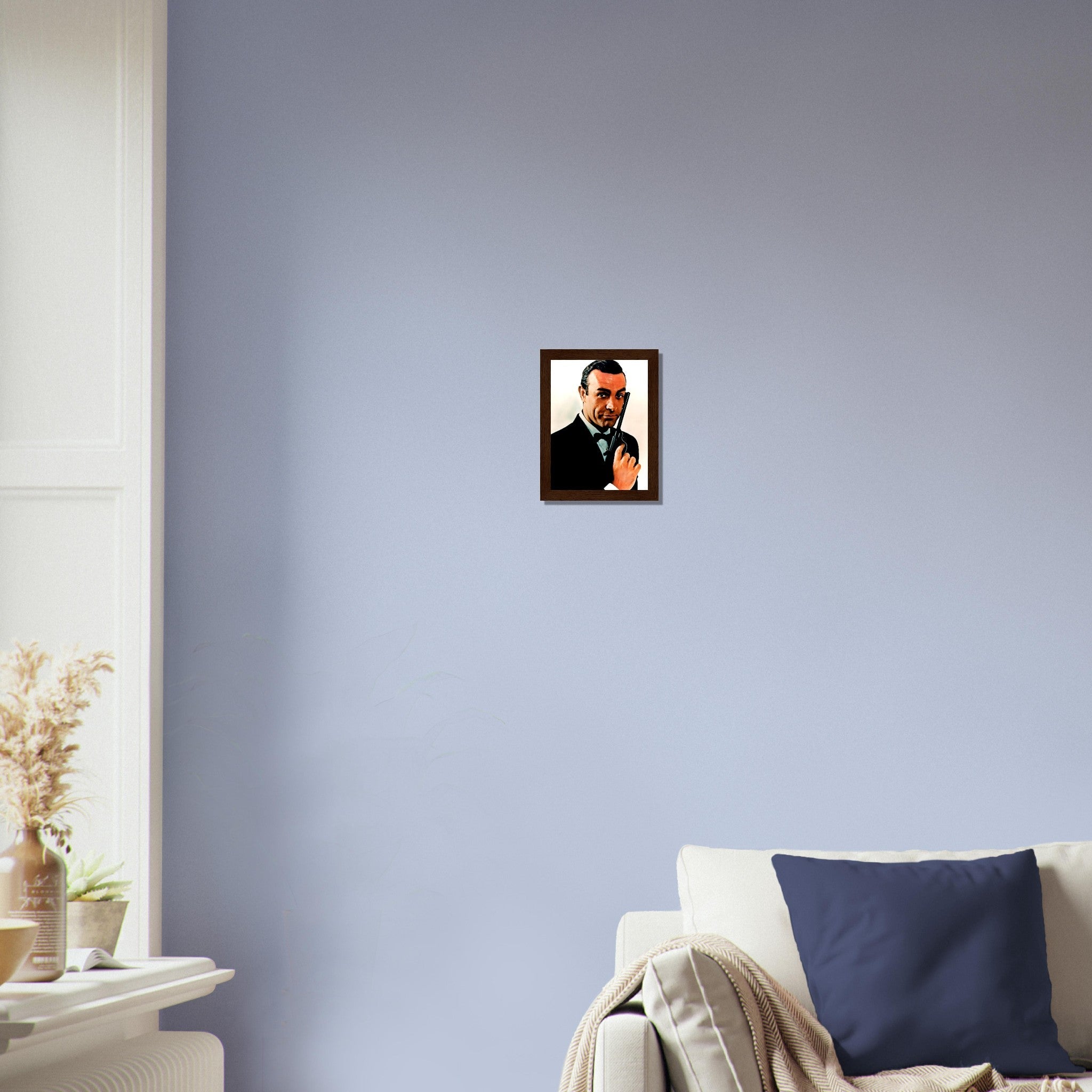 James Bond Framed, Sean Connery Handsome Actor, Vintage Photo - James Bond Framed Print - WallArtPrints4U